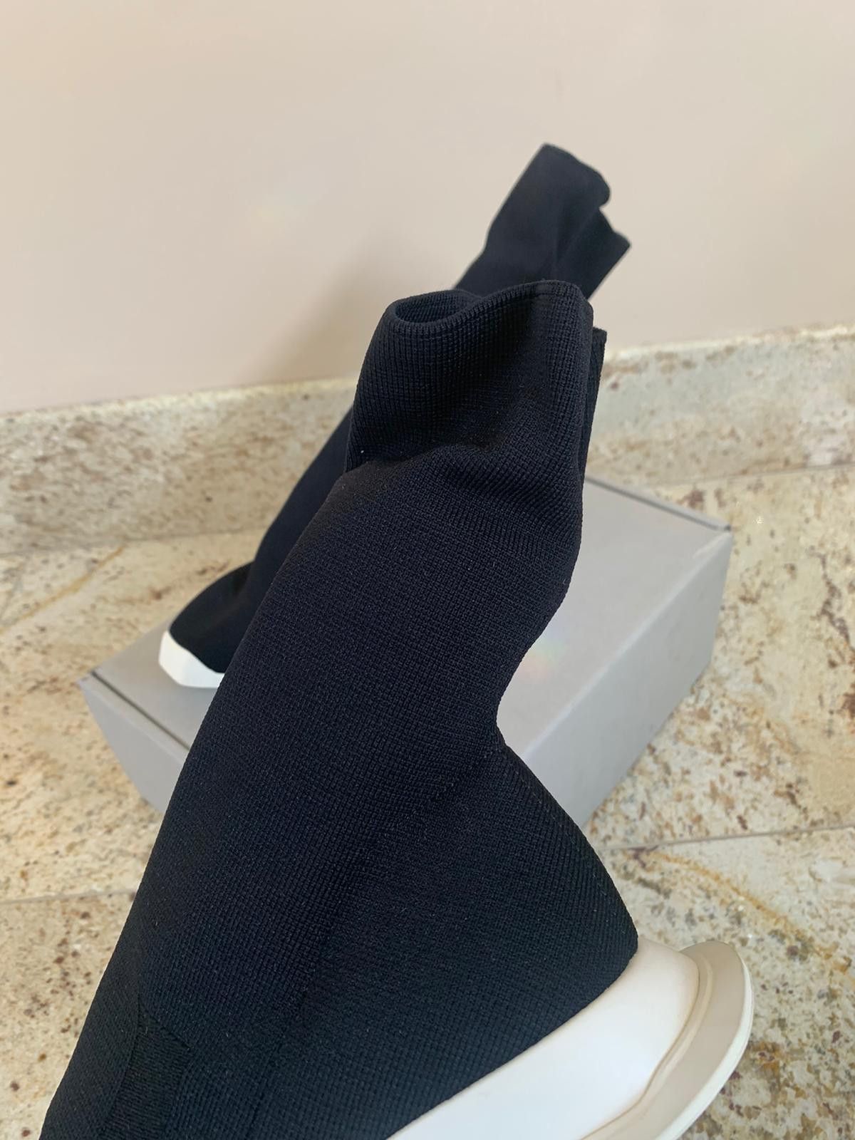 Rick Owens Drkshdw Runner Stretch Socks in Black Size US 7 / EU 40 - 9 Thumbnail