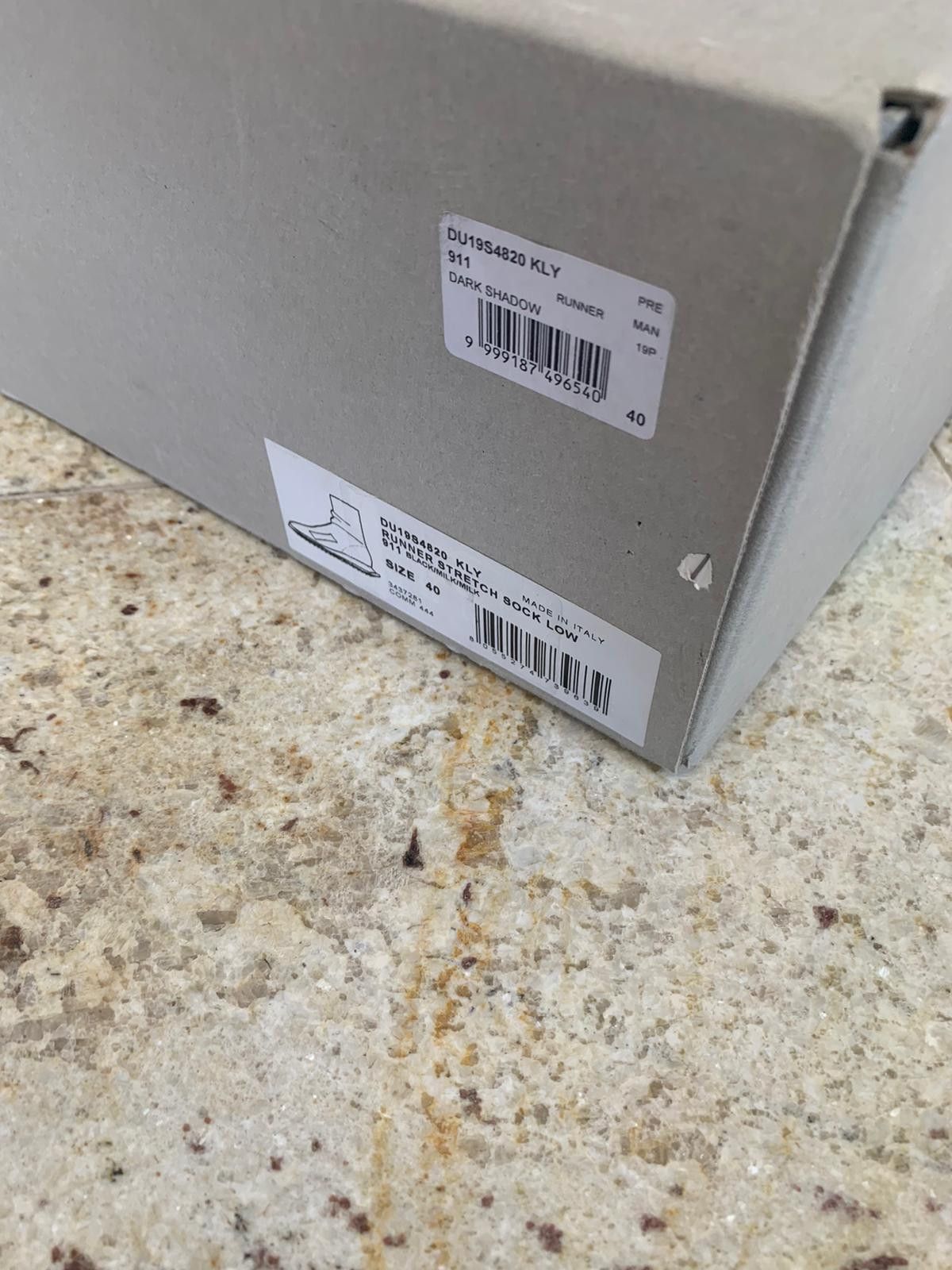 Rick Owens Drkshdw Runner Stretch Socks in Black Size US 7 / EU 40 - 17 Thumbnail