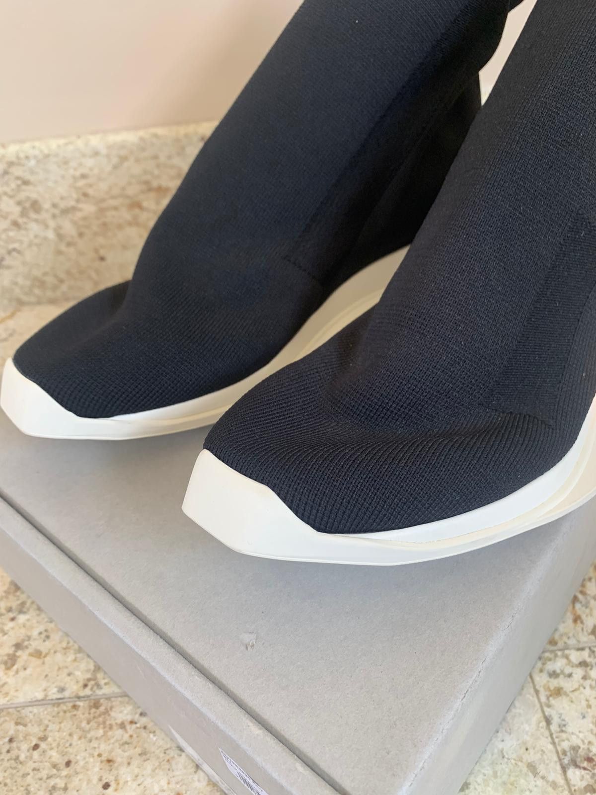 Rick Owens Drkshdw Runner Stretch Socks in Black Size US 7 / EU 40 - 5 Thumbnail