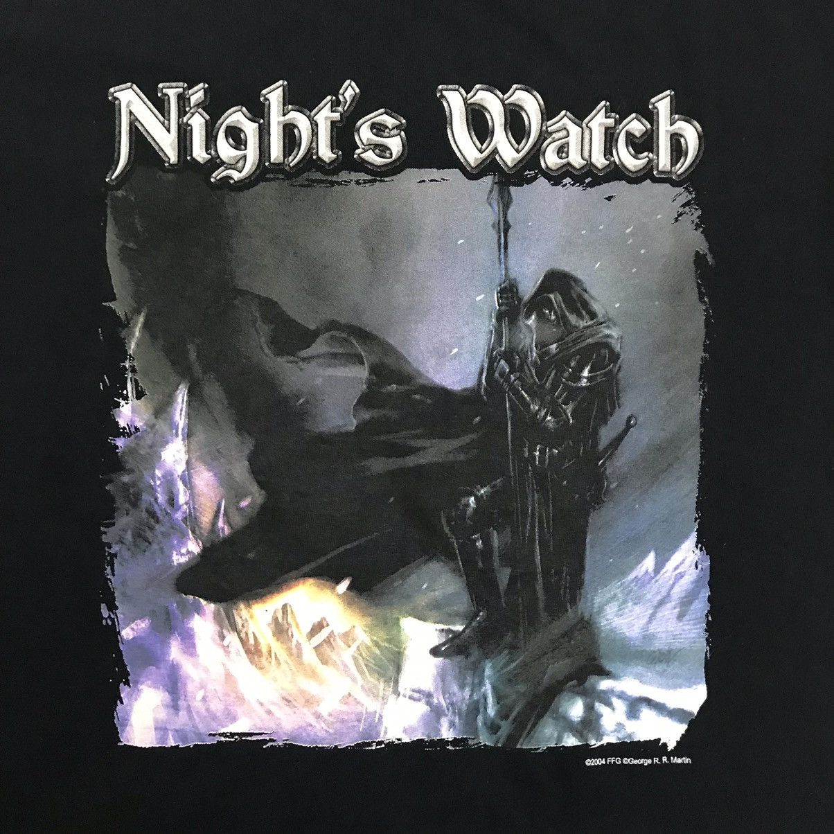 Anime 💥RARE💥 Vintage Game Of Thrones Movie Tee Night Watch HBO Size US M / EU 48-50 / 2 - 2 Thumbnail