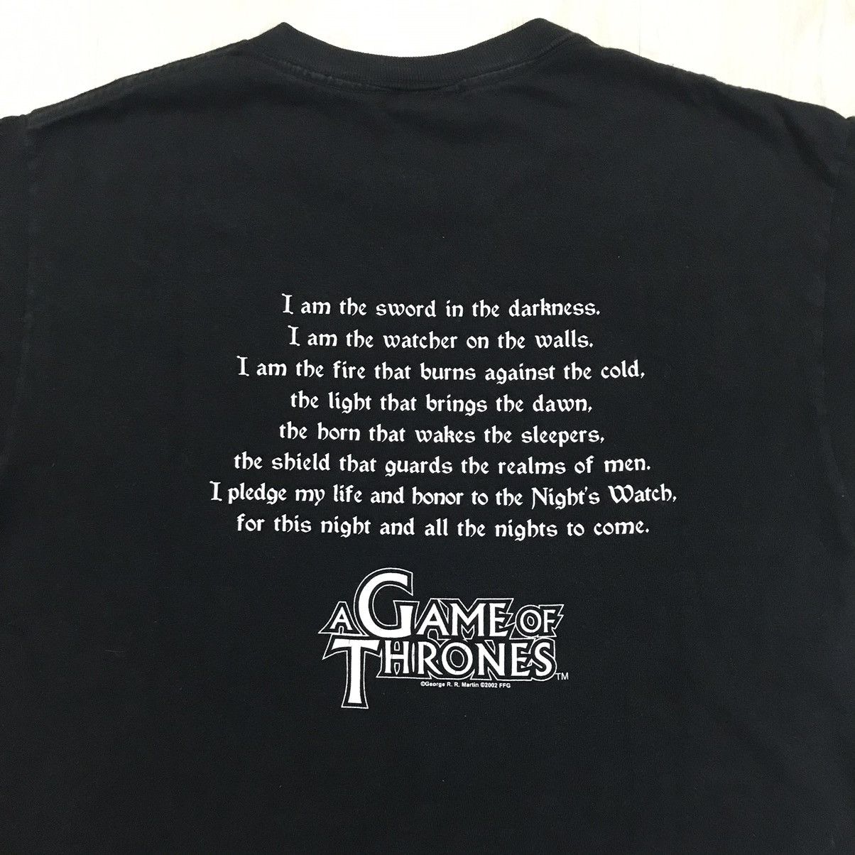 Anime 💥RARE💥 Vintage Game Of Thrones Movie Tee Night Watch HBO Size US M / EU 48-50 / 2 - 5 Thumbnail