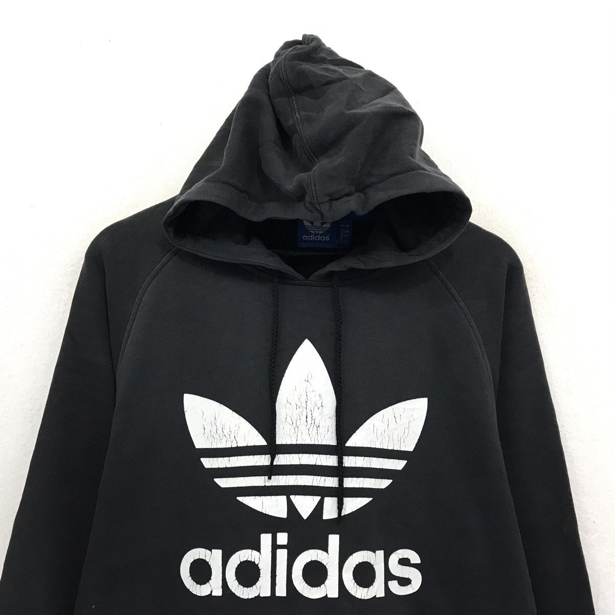 Adidas × Vintage Adidas Sweatshirt Hoodies Biglogo Spellout Adidas Sweater Size US M / EU 48-50 / 2 - 2 Thumbnail