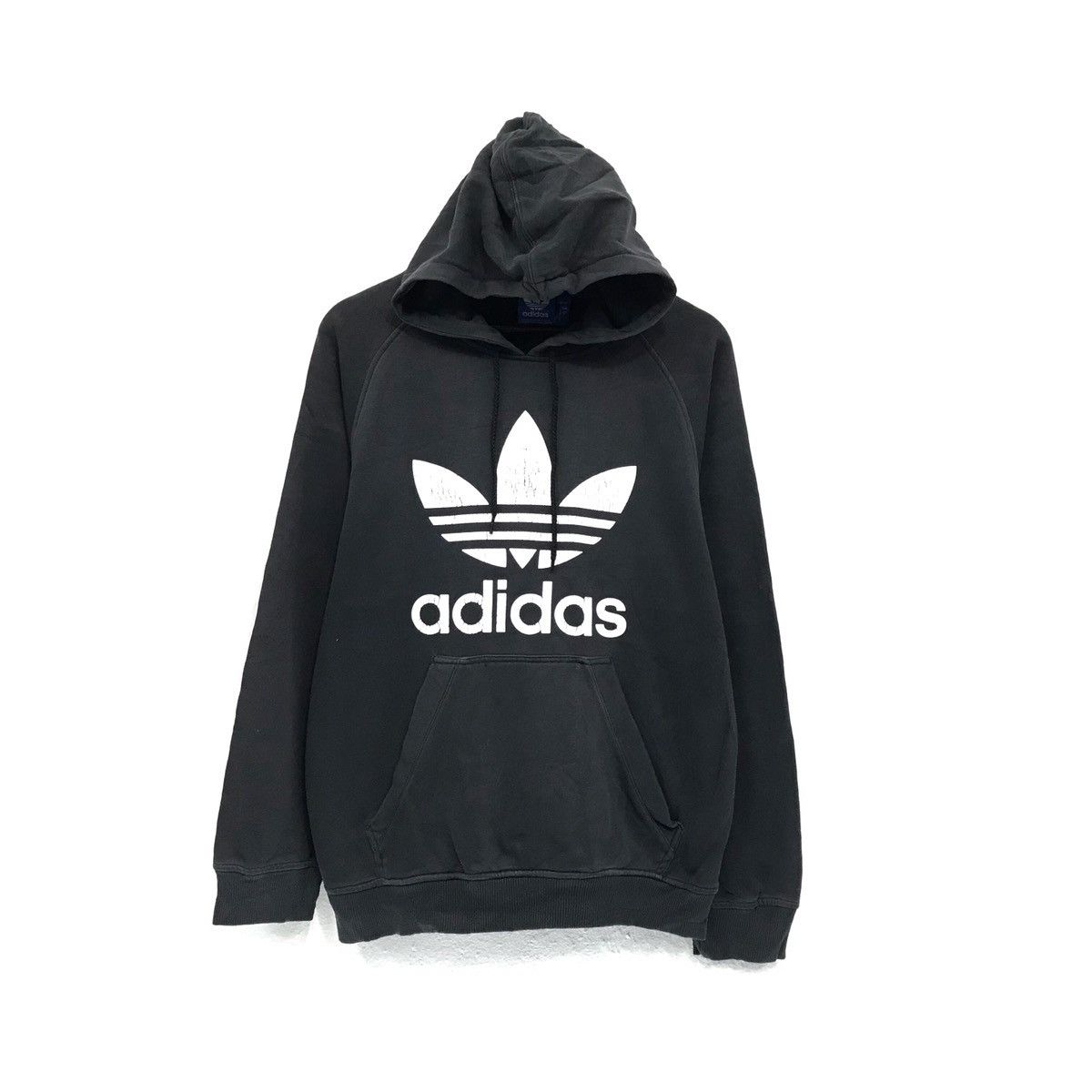 Adidas × Vintage Adidas Sweatshirt Hoodies Biglogo Spellout Adidas Sweater Size US M / EU 48-50 / 2 - 1 Thumbnail