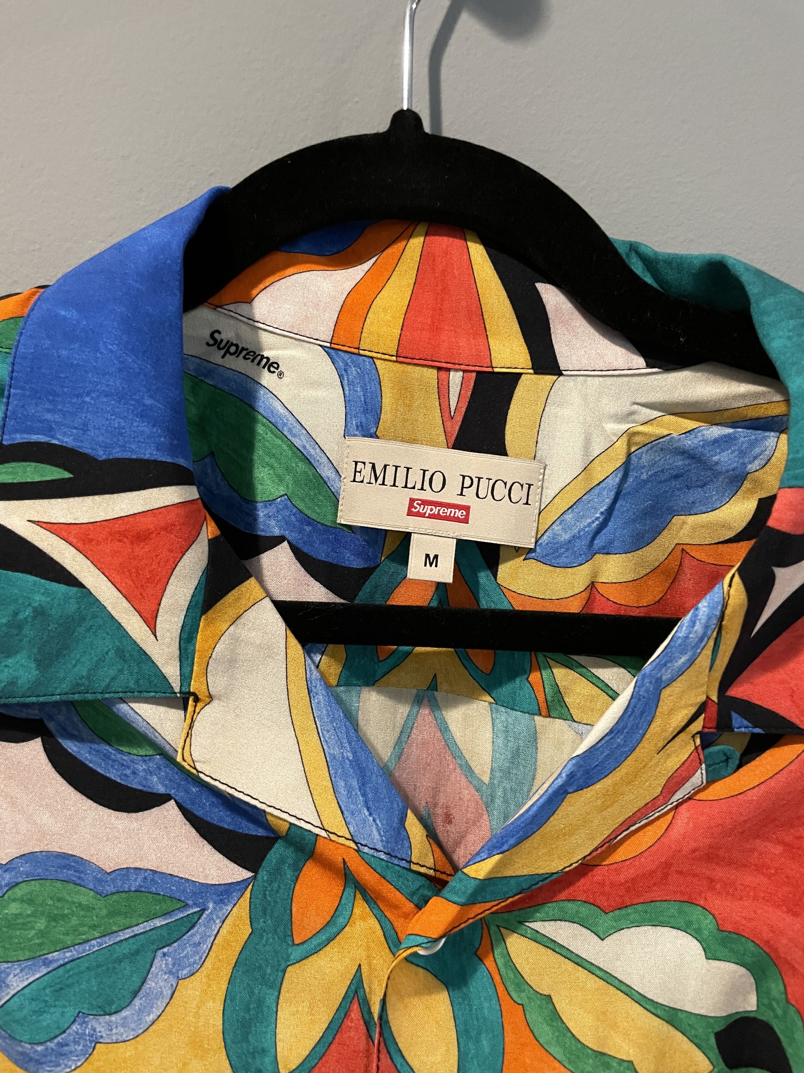 Emilio Pucci × Supreme Supreme x Pucci Printed Shirt Size US M / EU 48-50 / 2 - 3 Thumbnail