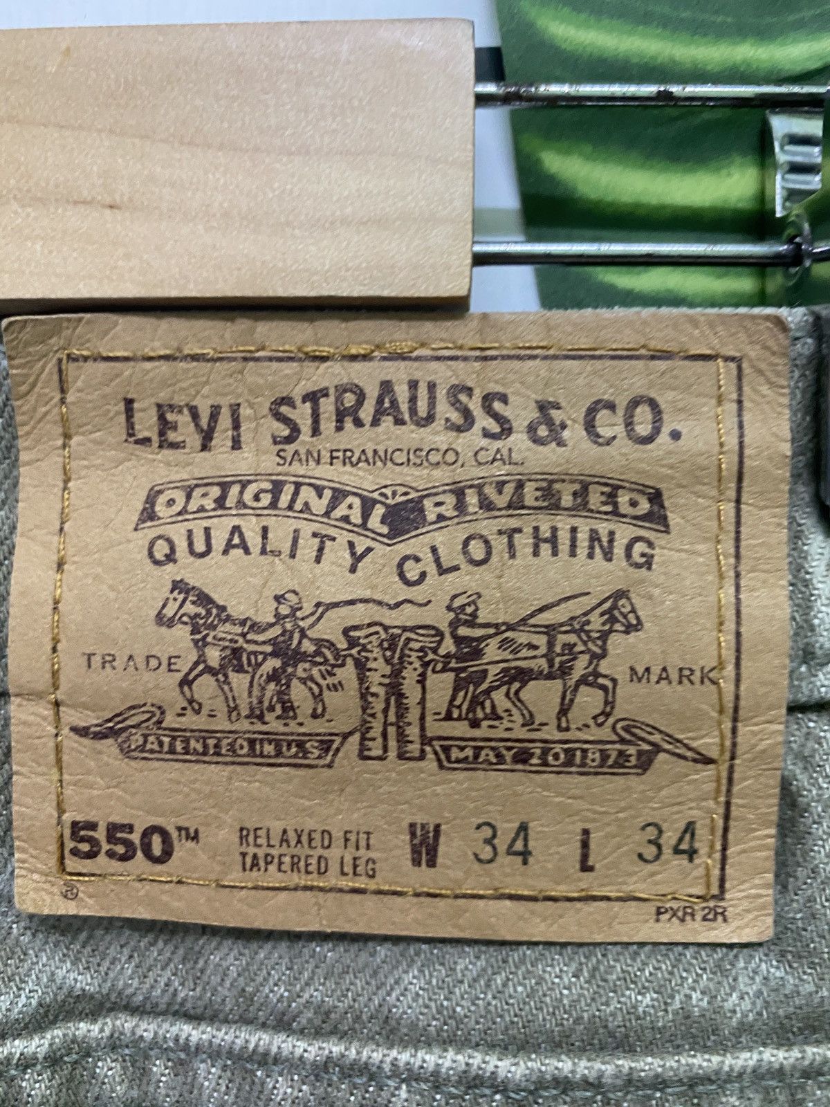 Levi's × Levi's Vintage Clothing × Vintage Vintage LEVIS Orange Tab Relaxed Fit Tapered leg USA denim Size US 33 - 18 Thumbnail