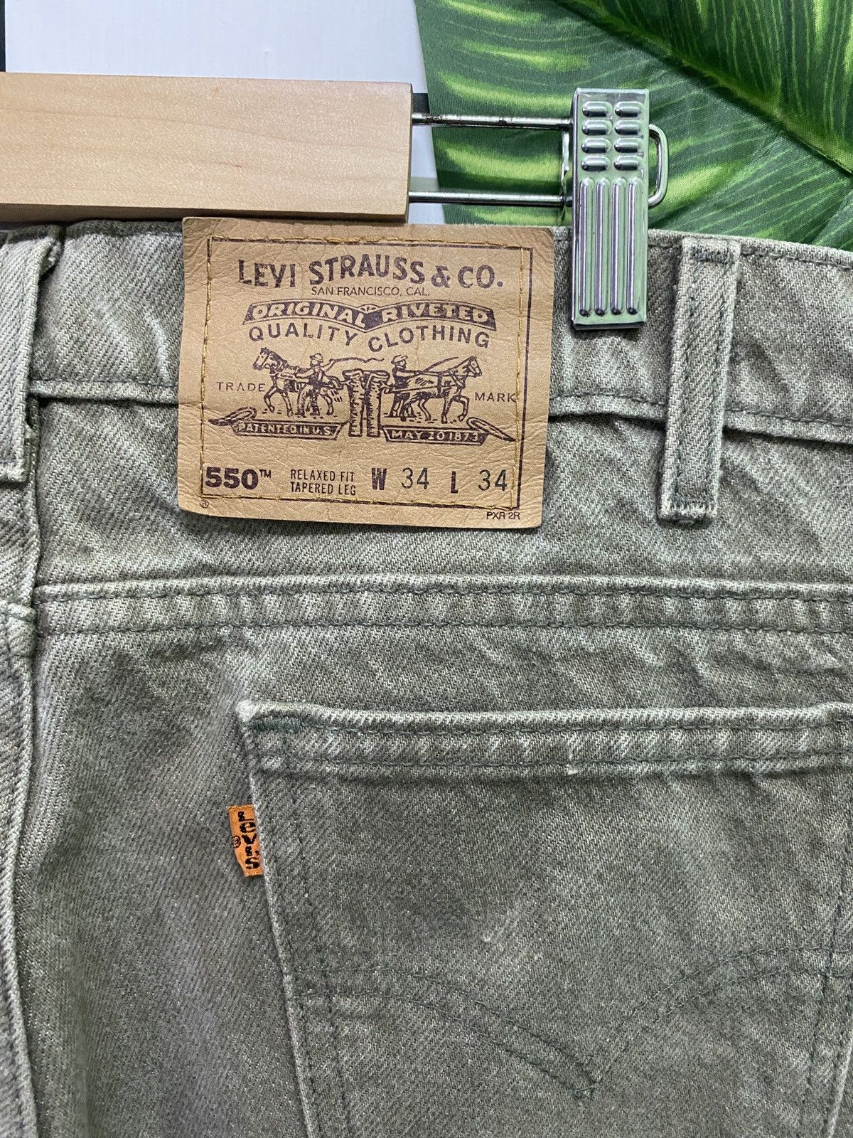 Levi's × Levi's Vintage Clothing × Vintage Vintage LEVIS Orange Tab Relaxed Fit Tapered leg USA denim Size US 33 - 16 Thumbnail