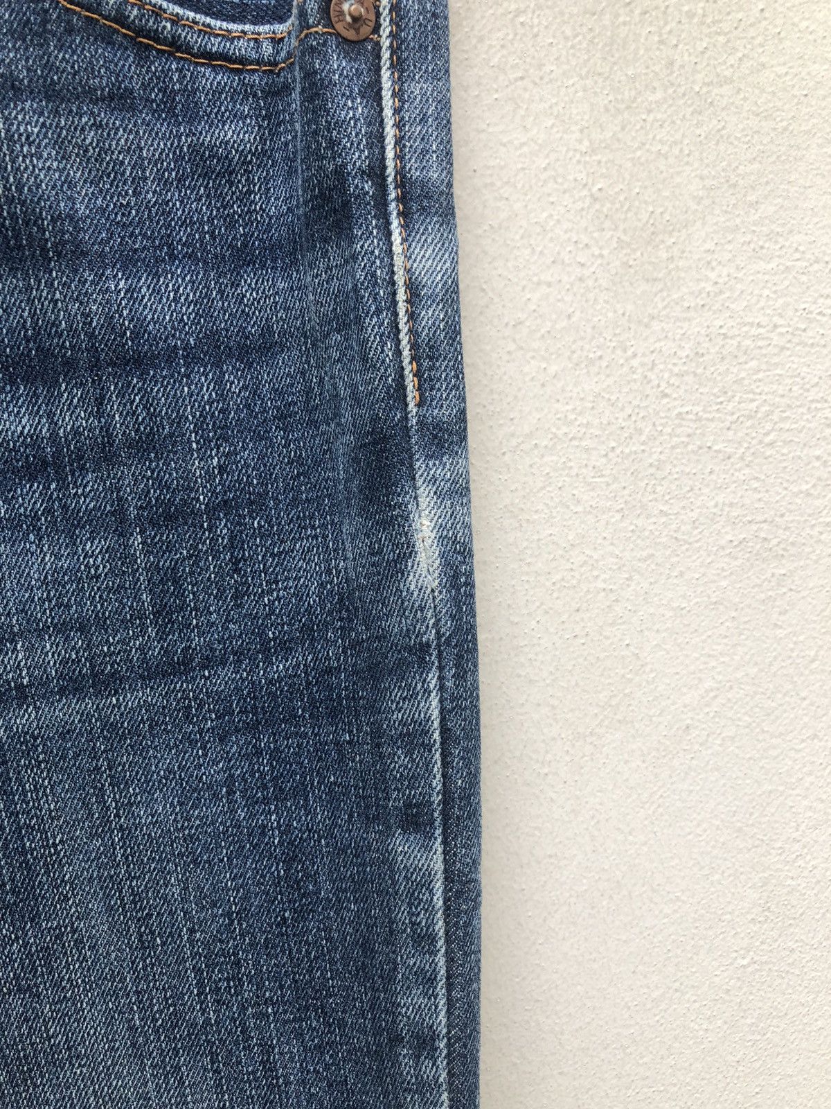 Burgus Plus Vintage Burgus Plus Japan Faded Denim Flare Jeans Size US 30 / EU 46 - 13 Thumbnail