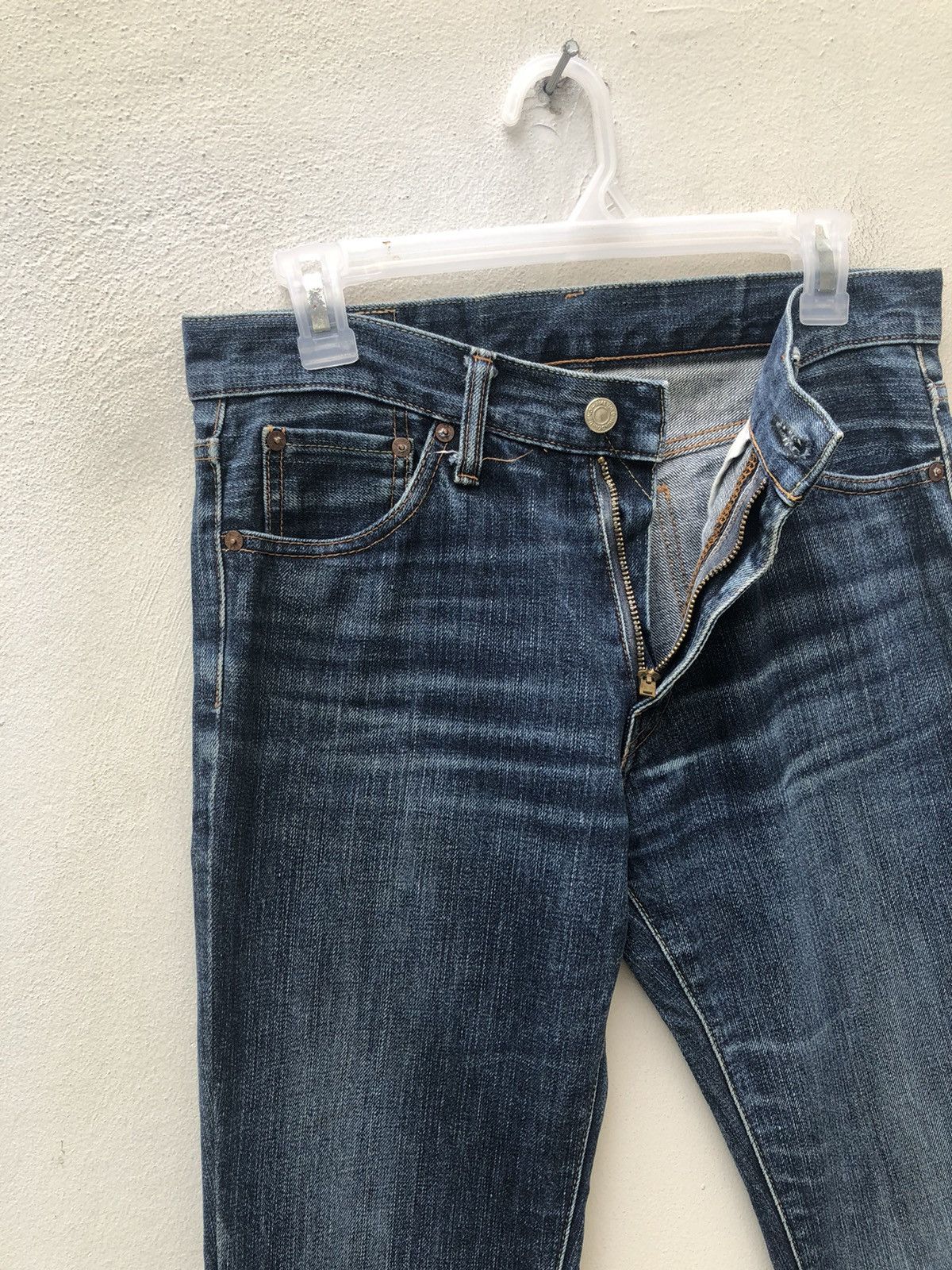 Burgus Plus Vintage Burgus Plus Japan Faded Denim Flare Jeans Size US 30 / EU 46 - 9 Thumbnail