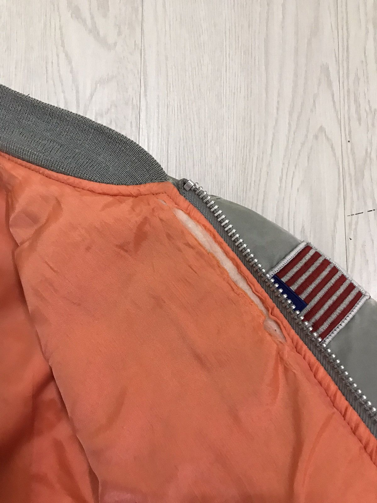 Vintage 💥RARE💥 Vintage US Navy Ma-1 Bomber Jacket Size US L / EU 52-54 / 3 - 17 Thumbnail