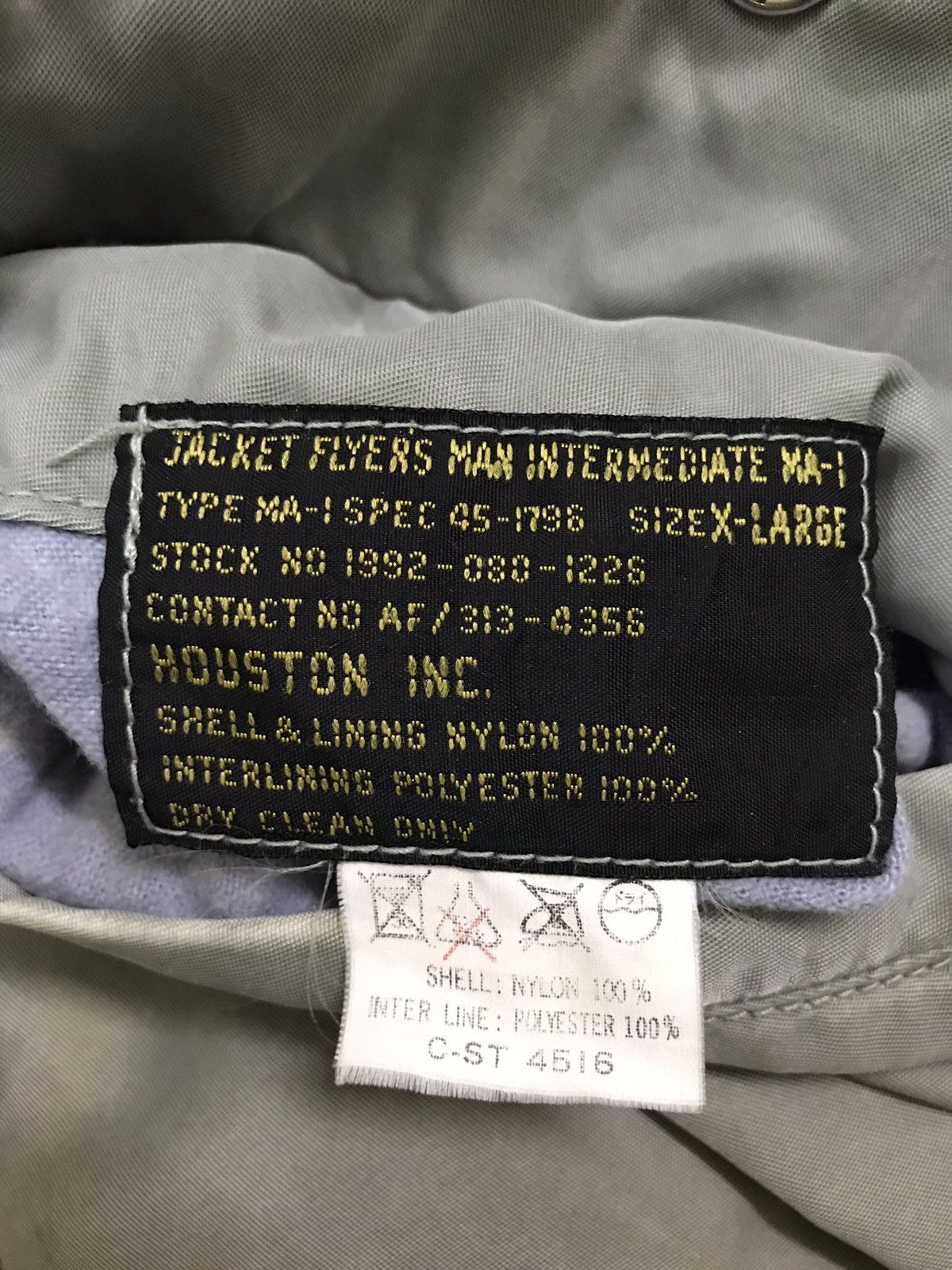 Vintage 💥RARE💥 Vintage US Navy Ma-1 Bomber Jacket Size US L / EU 52-54 / 3 - 14 Thumbnail