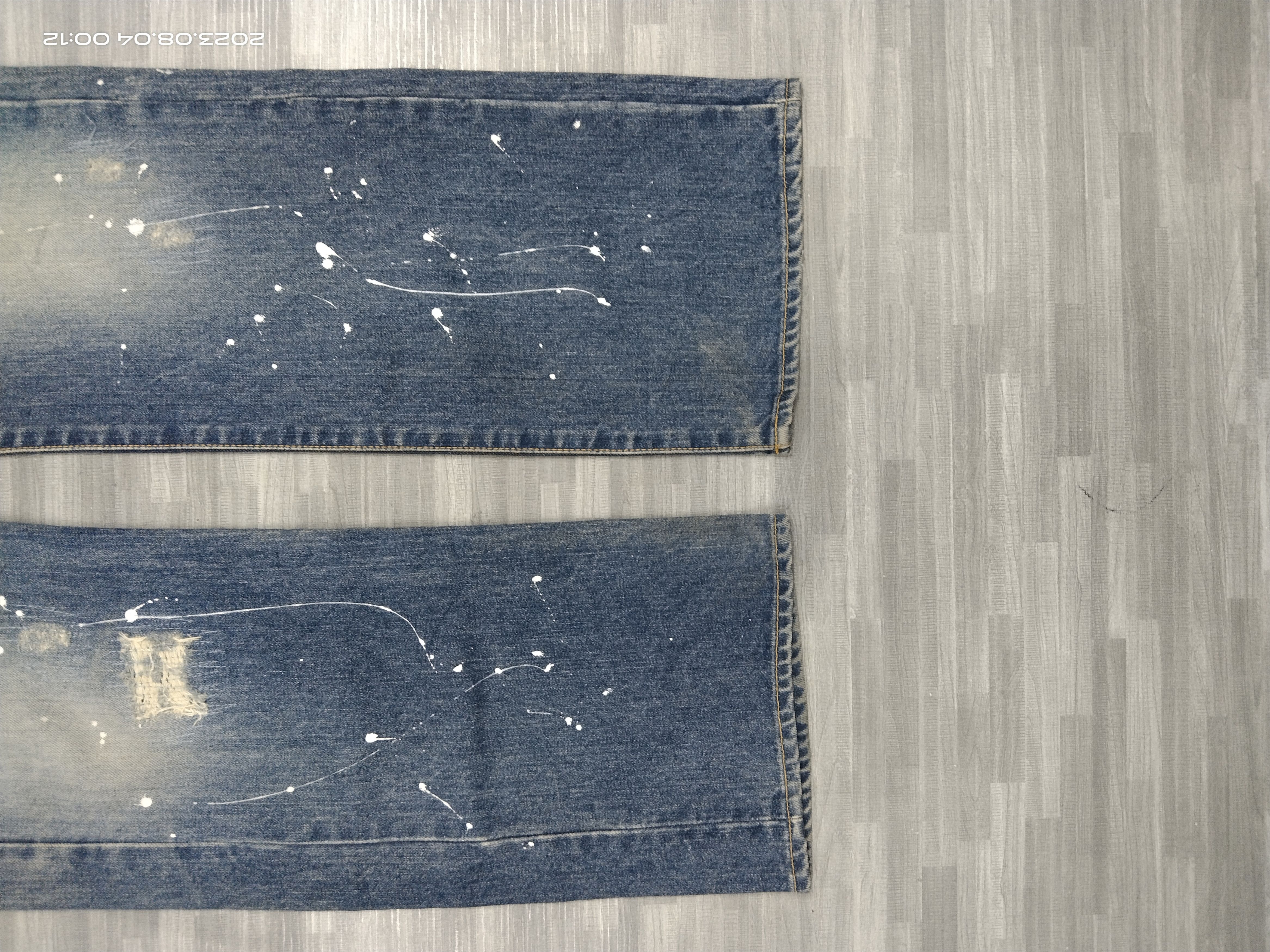 Takeo Kikuchi SiCK SPLATTER TK INSPIRED HELMUT LANG Size US 33 - 6 Thumbnail