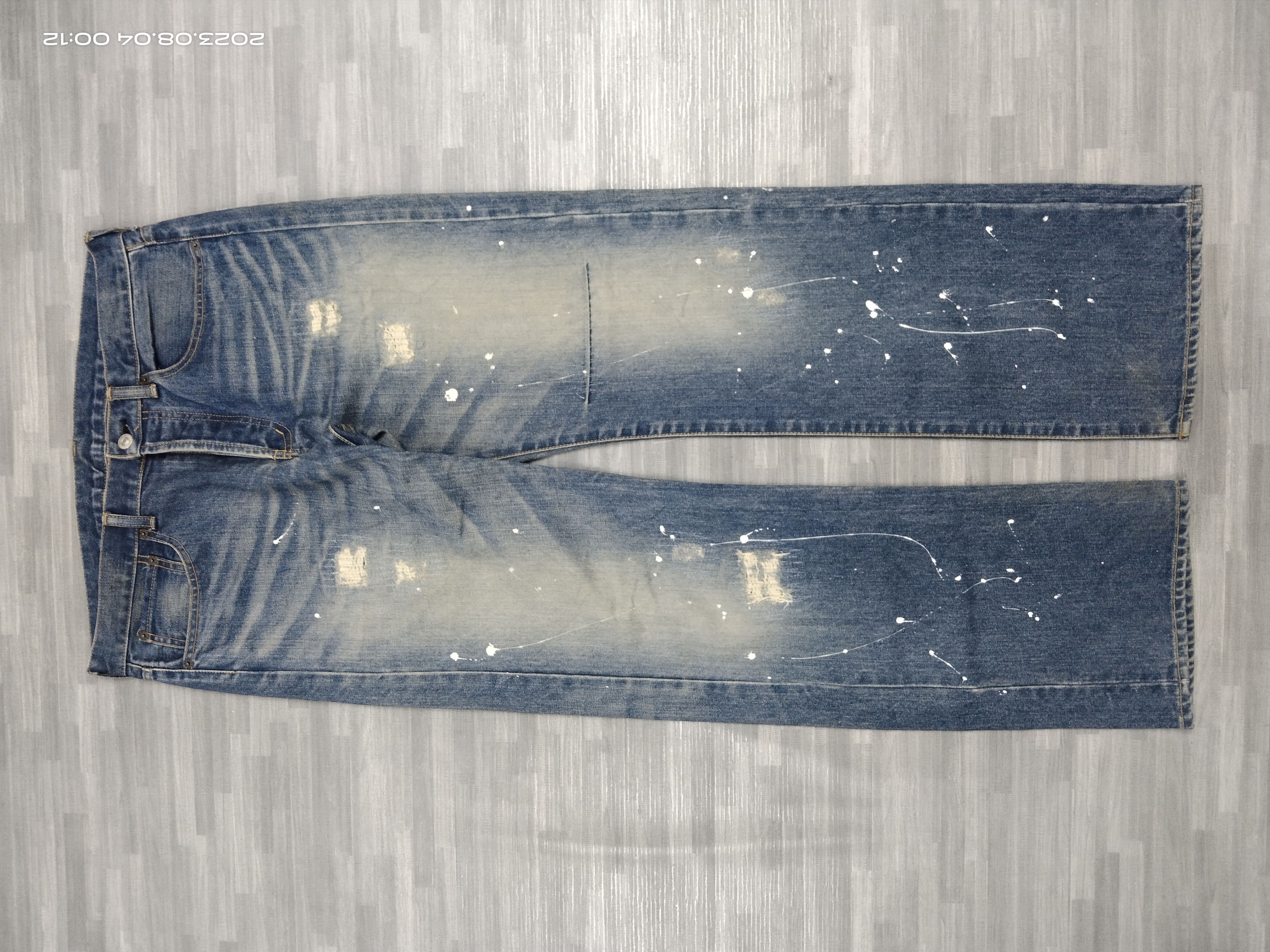 Takeo Kikuchi SiCK SPLATTER TK INSPIRED HELMUT LANG Size US 33 - 2 Thumbnail