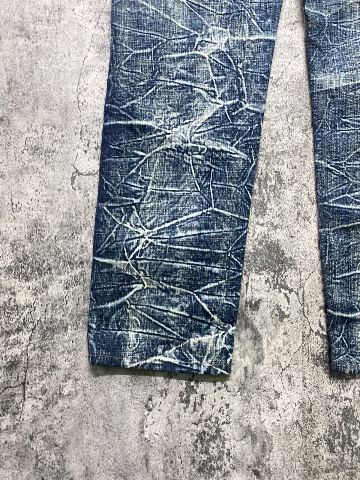 Designer × Japanese Brand Double Waist Claw Mark International World Denim Jeans Size US 32 / EU 48 - 15 Thumbnail