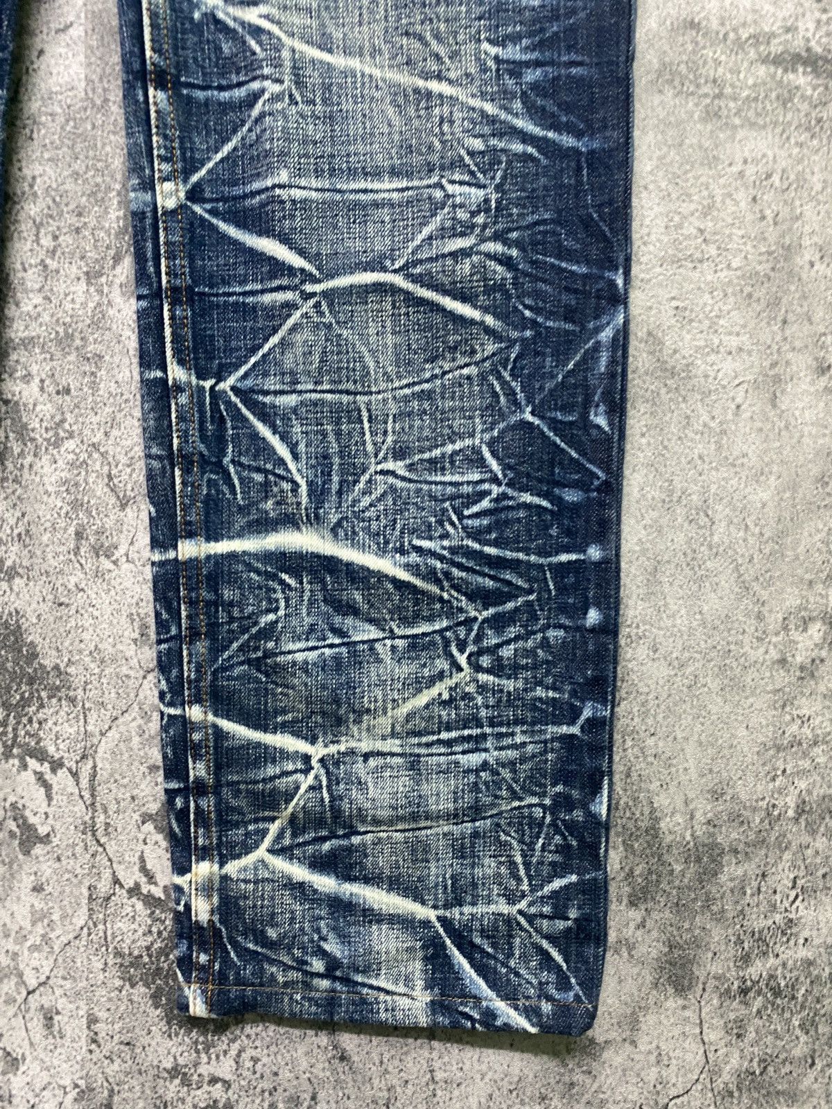 Designer × Japanese Brand Double Waist Claw Mark International World Denim Jeans Size US 32 / EU 48 - 8 Thumbnail