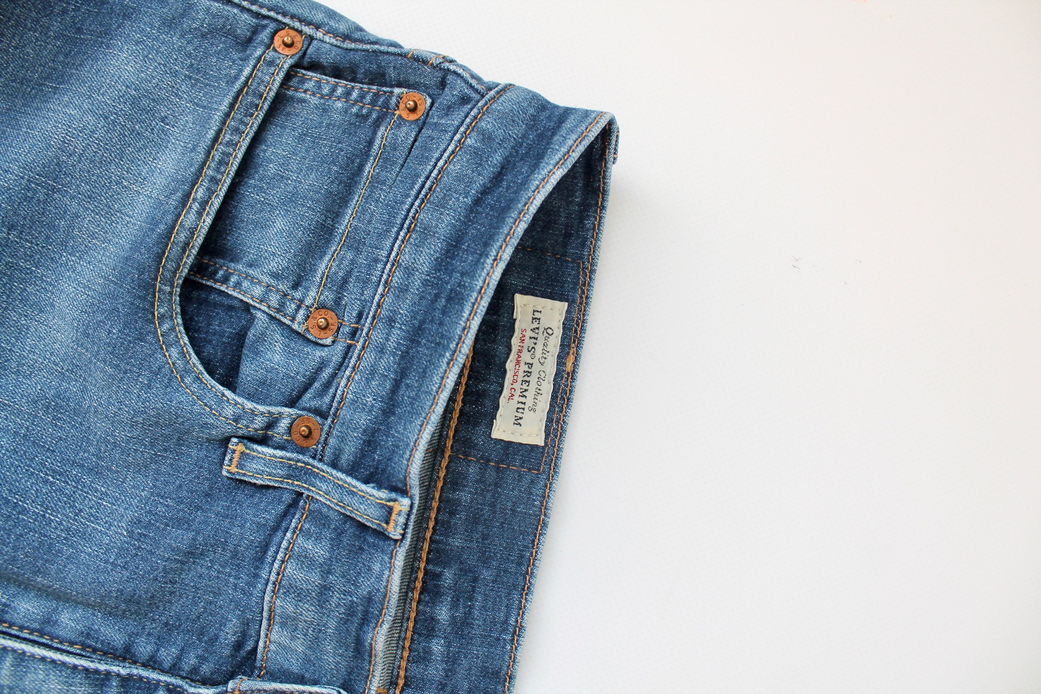 Levi's Levis 512 Premium Slim Taper blue denim Stretch Pants Size US 31 - 5 Thumbnail
