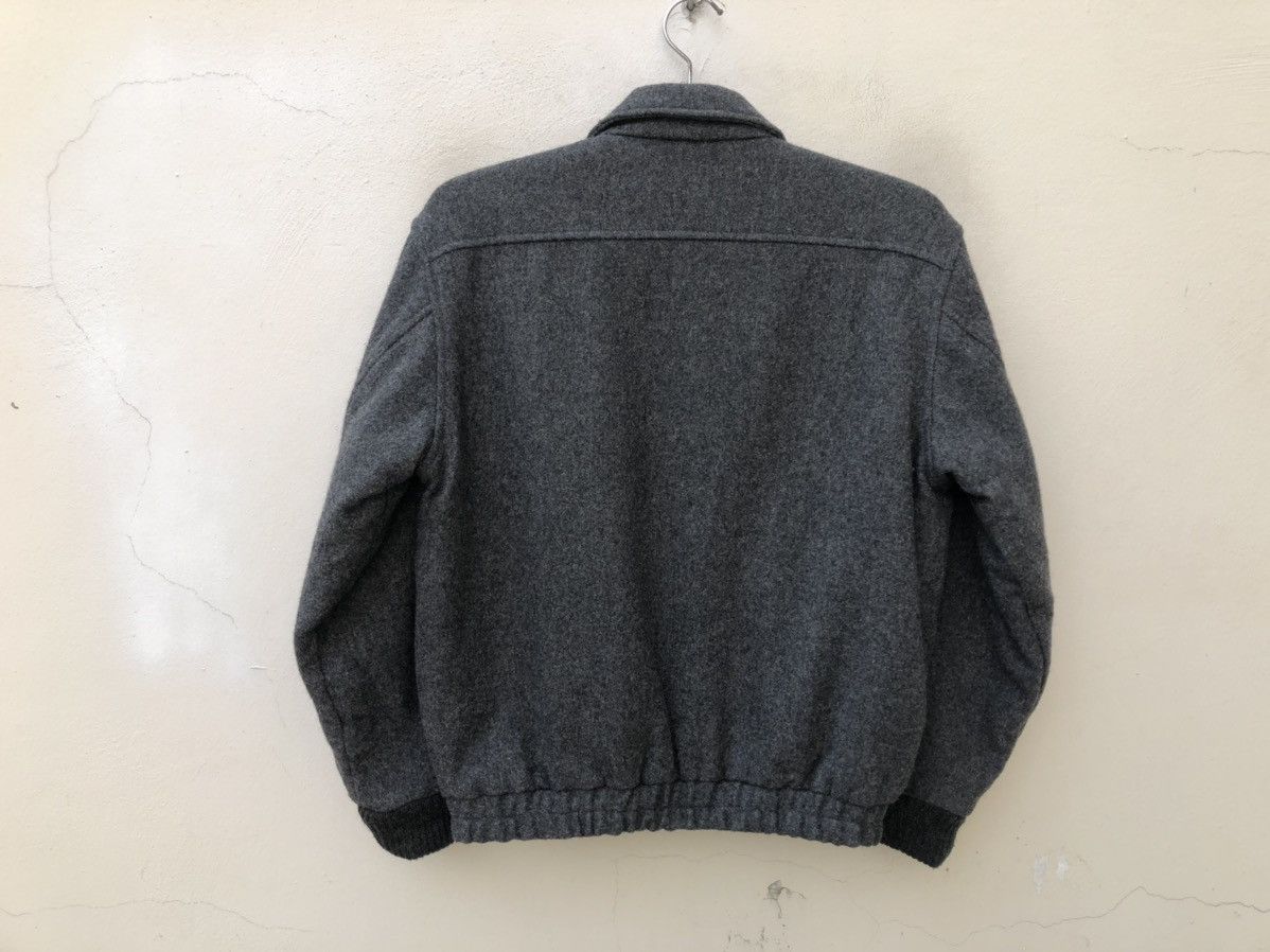 The North Face Vintage 90s The North Face Grey Wool Jacket Bomber Size US S / EU 44-46 / 1 - 7 Thumbnail
