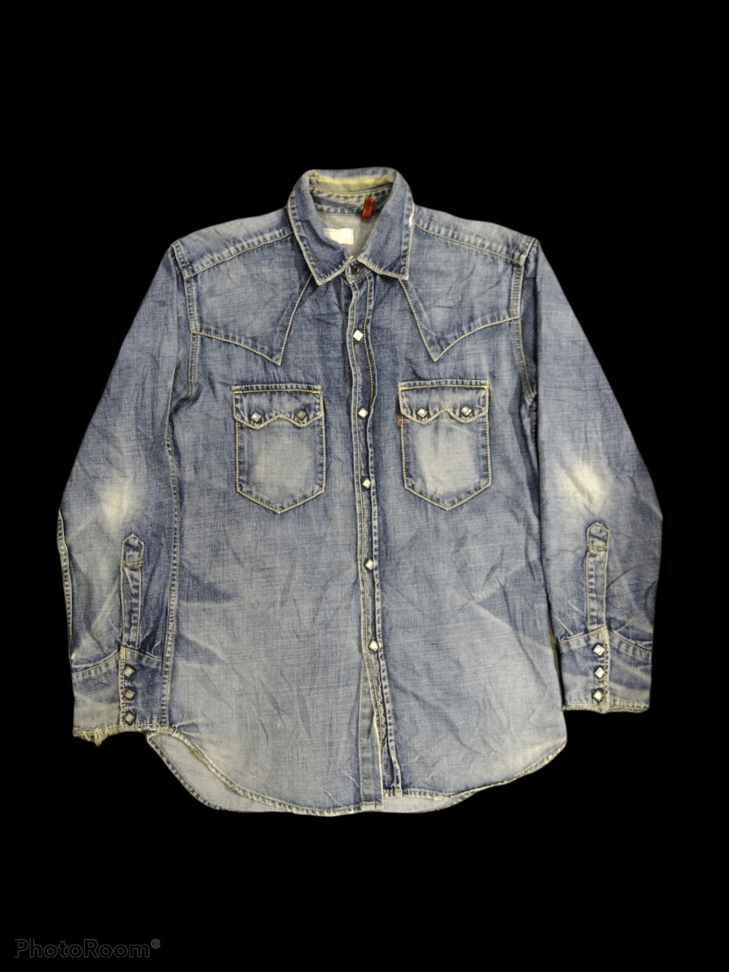 DENIM TEARS × Levi's Denim Tears x Levis Peace Patchwork Button Up