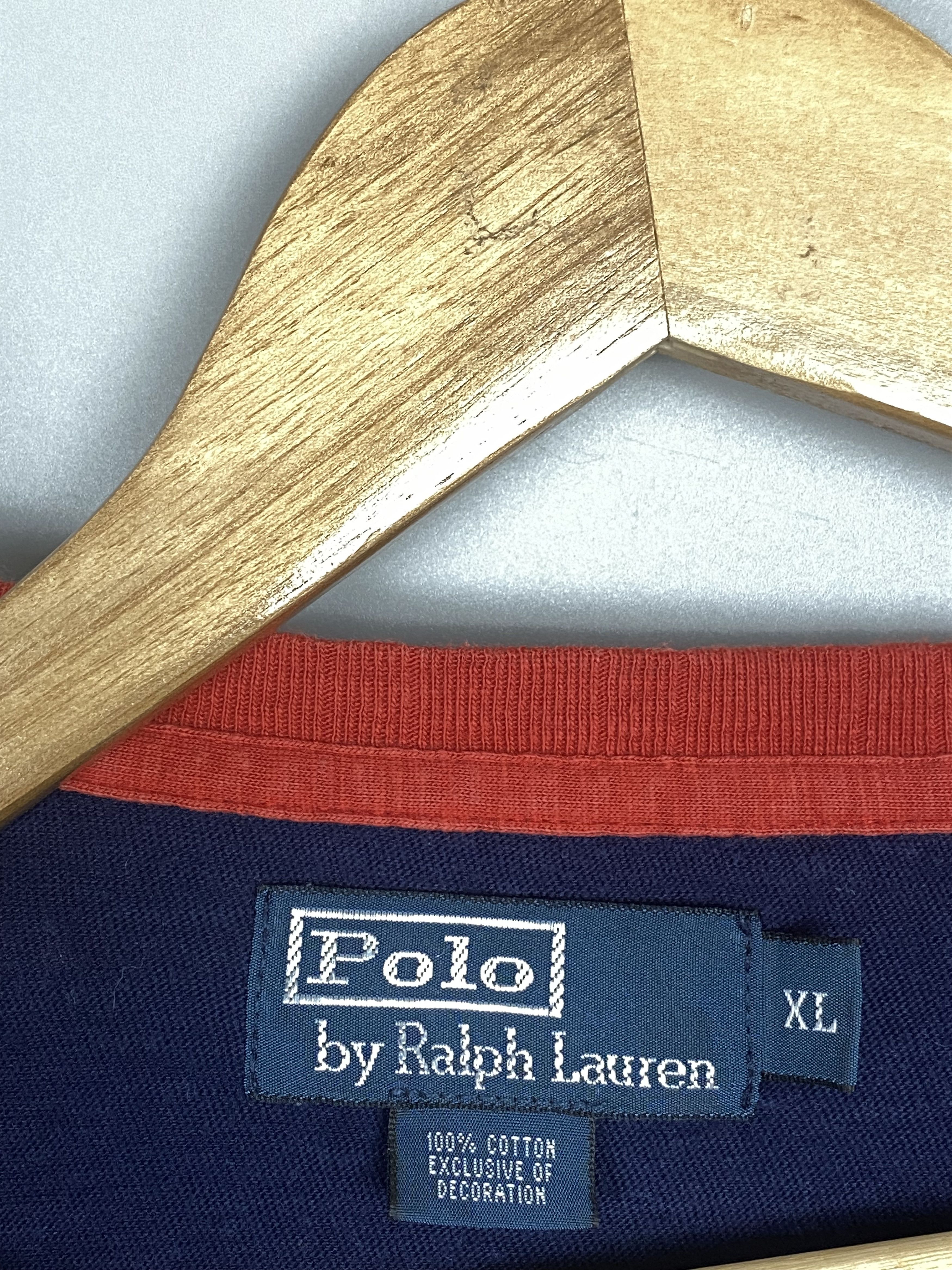 Polo Ralph Lauren Vintage Polo Ralph Lauren Striped Long Sleeve Size US XL / EU 56 / 4 - 5 Thumbnail