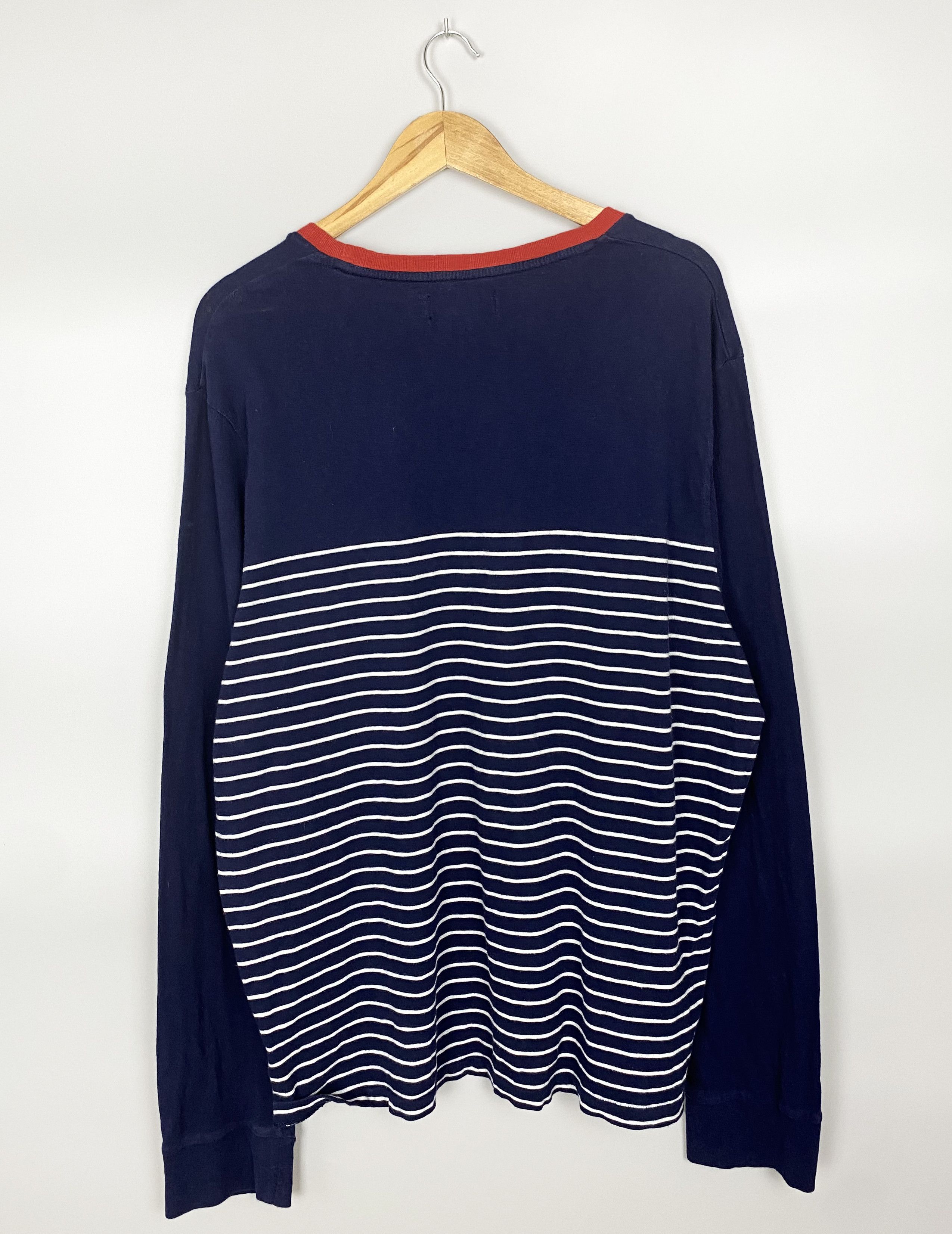 Polo Ralph Lauren Vintage Polo Ralph Lauren Striped Long Sleeve Size US XL / EU 56 / 4 - 4 Thumbnail