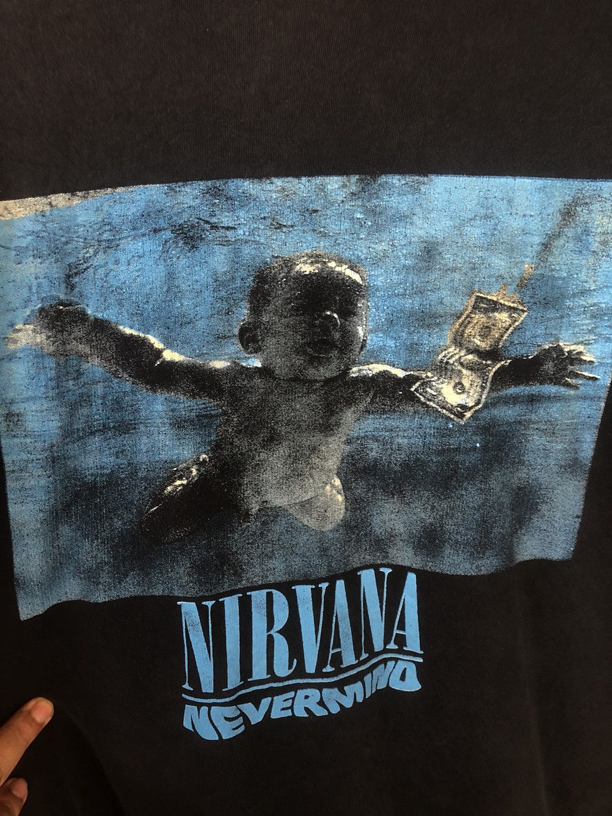 Nirvana Nevermind Distressed 3XL Grunge Tee