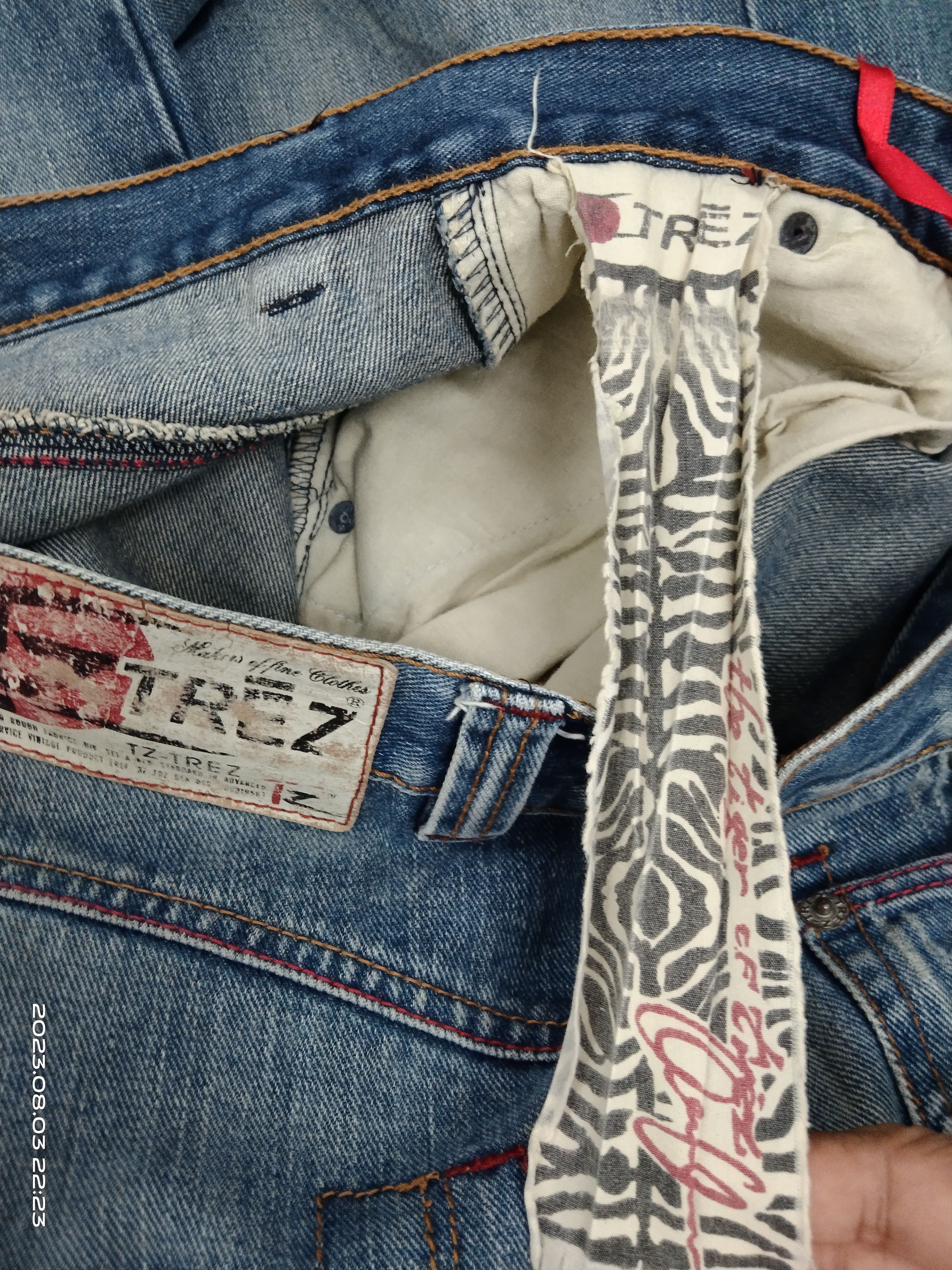 Other TWIST SICK BAGGY TZ TREZ DENIM PANTS Size US 34 / EU 50 - 7 Thumbnail