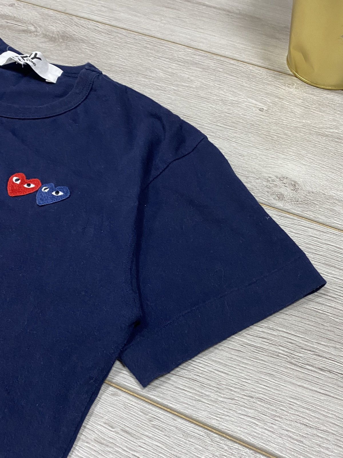 Comme des Garcons PLAY PLAY comme des garçons double heart Japanese t-shirt Size US M / EU 48-50 / 2 - 5 Thumbnail