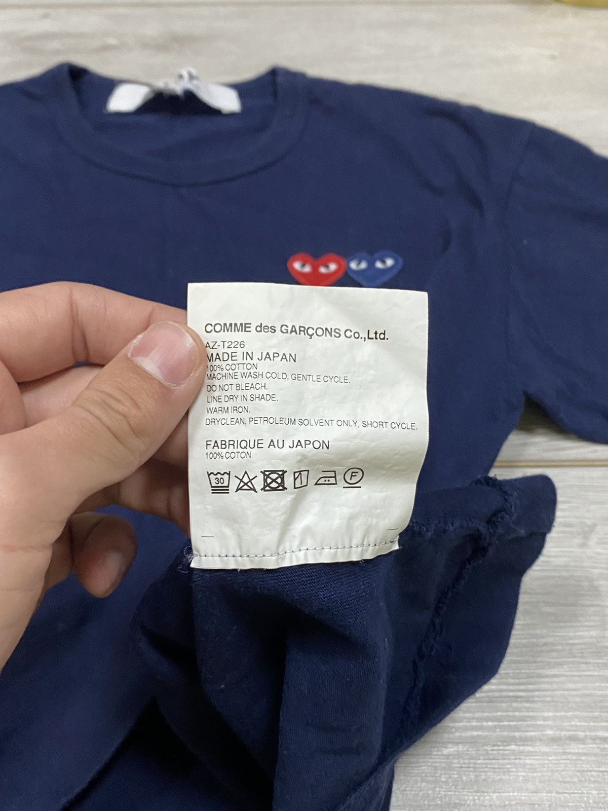 Comme des Garcons PLAY PLAY comme des garçons double heart Japanese t-shirt Size US M / EU 48-50 / 2 - 7 Thumbnail