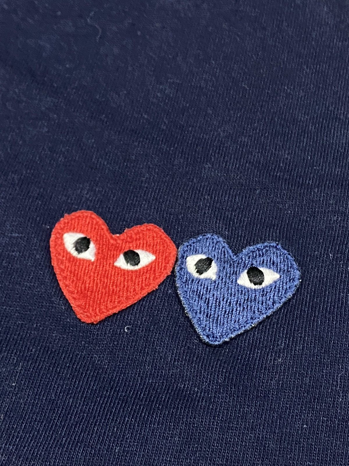 Comme des Garcons PLAY PLAY comme des garçons double heart Japanese t-shirt Size US M / EU 48-50 / 2 - 3 Thumbnail