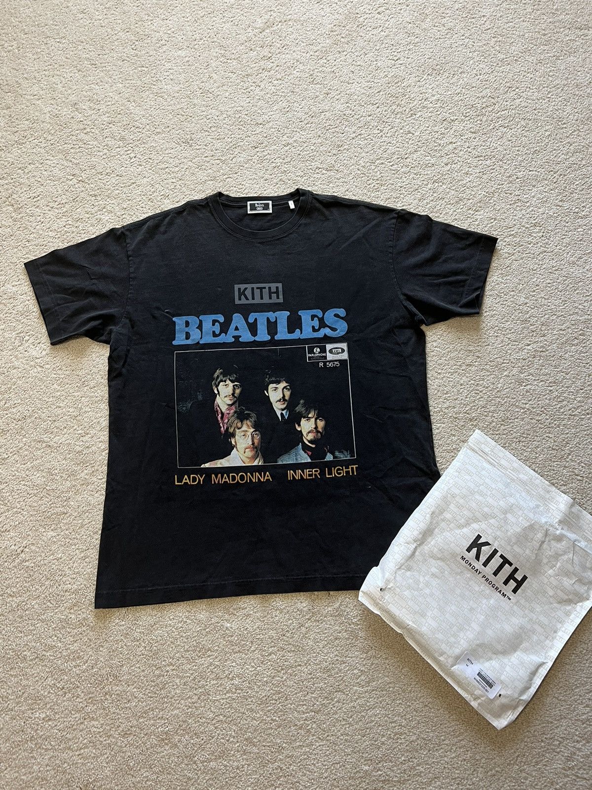 Kith M Kith Beatles T-Shirt | Grailed