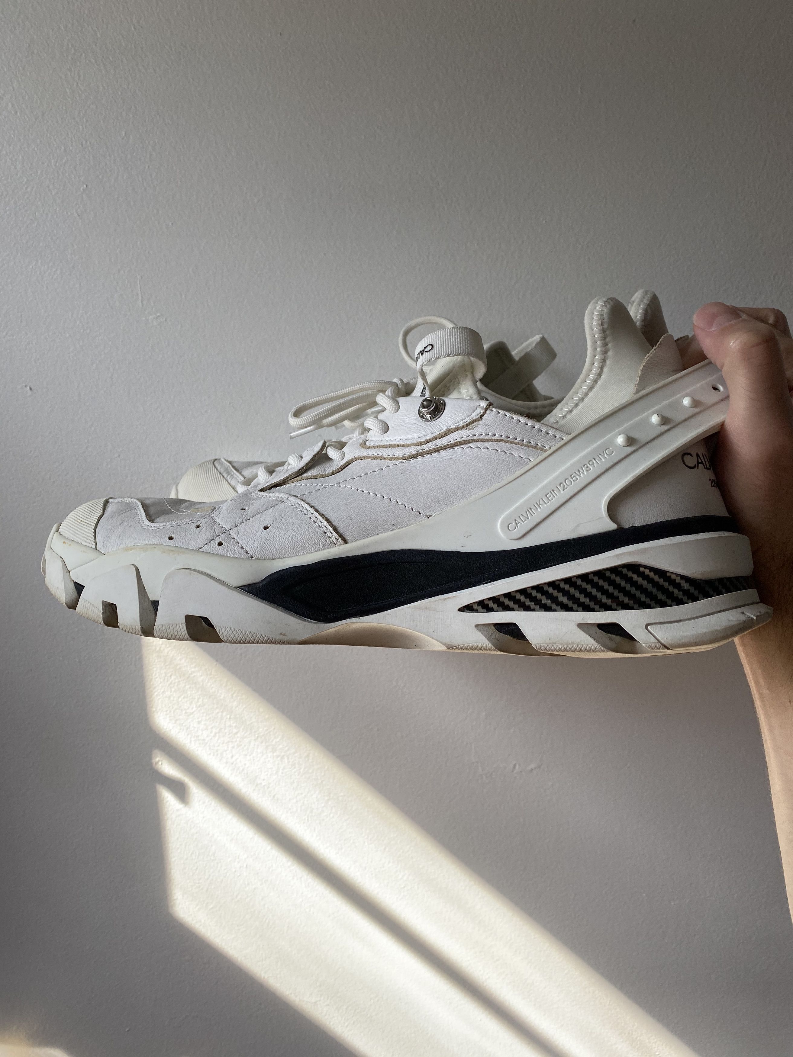 Calvin Klein 205W39NYC × Raf Simons Calvin Klein 205W39NYC White Carlos Size 13 Raf Simons Size US 13 / EU 46 - 3 Thumbnail