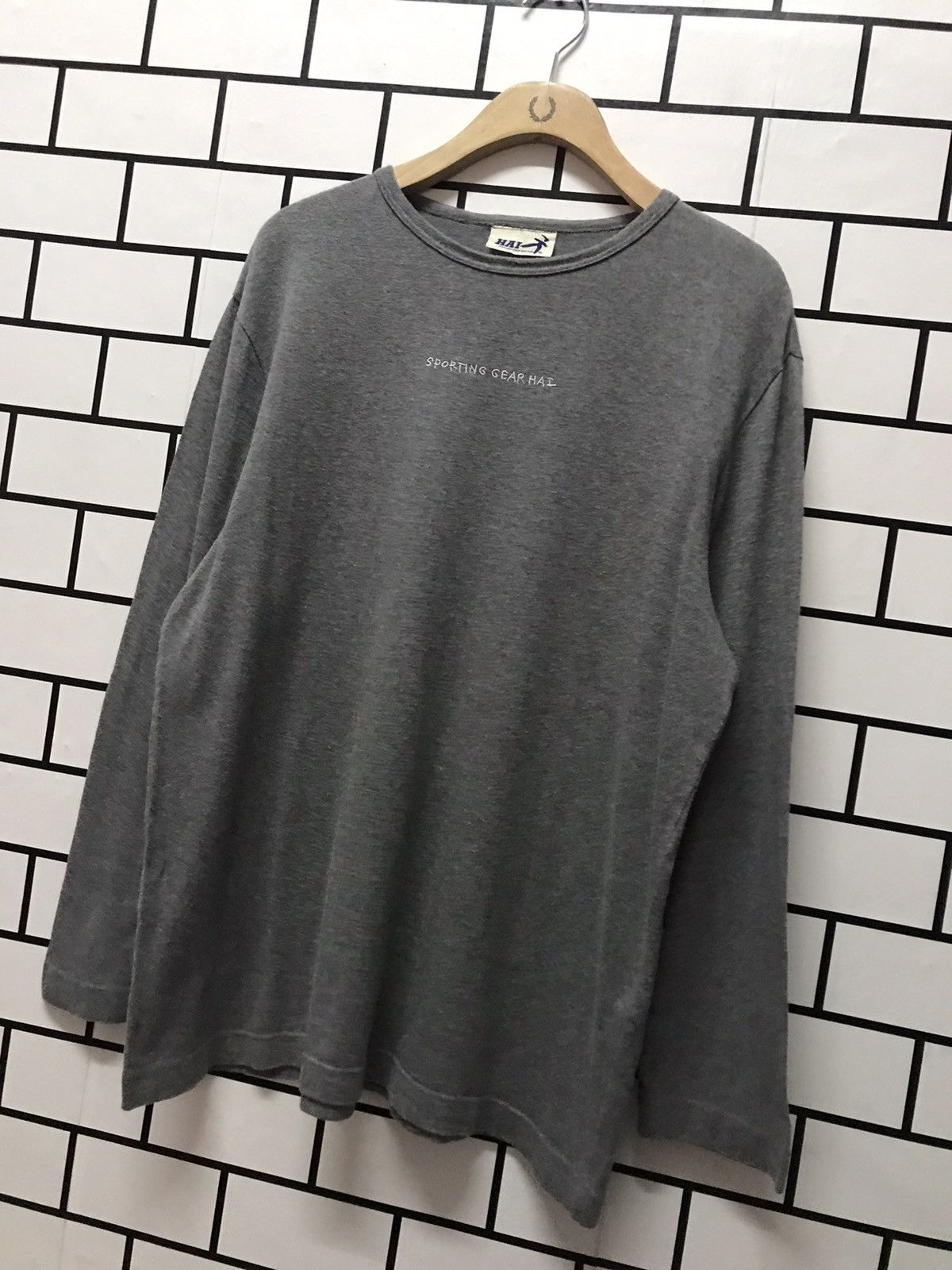 Hai Sporting Gear × Issey Miyake Vintage Hai Sporting Gear Embroidery long sleeve tshirt Size US L / EU 52-54 / 3 - 2 Thumbnail