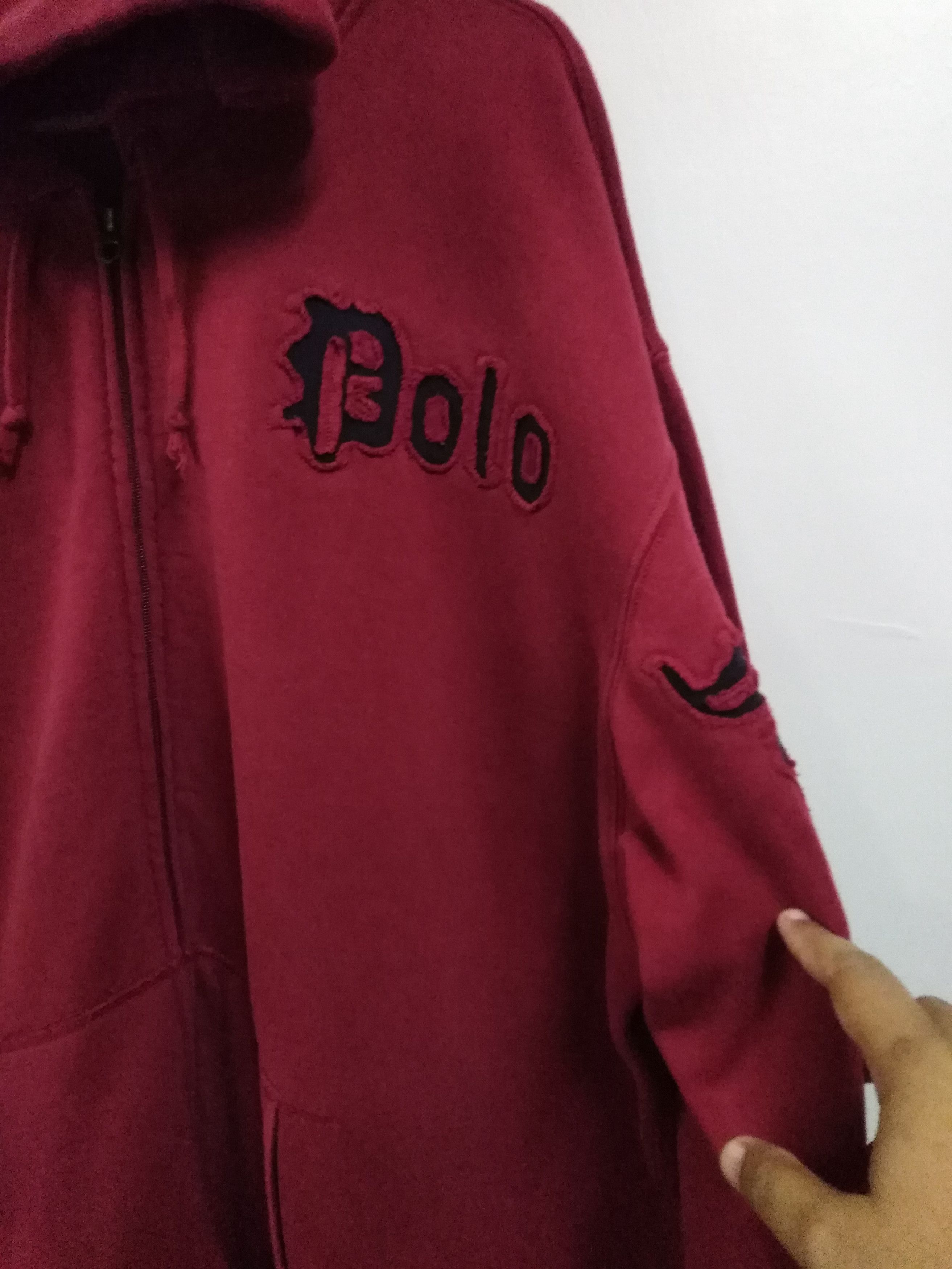 Polo Ralph Lauren OVERSIZED 31.5x33.5 Inches SPELL OUT 'POLO JEANS COMPANY' Size US XXL / EU 58 / 5 - 6 Thumbnail