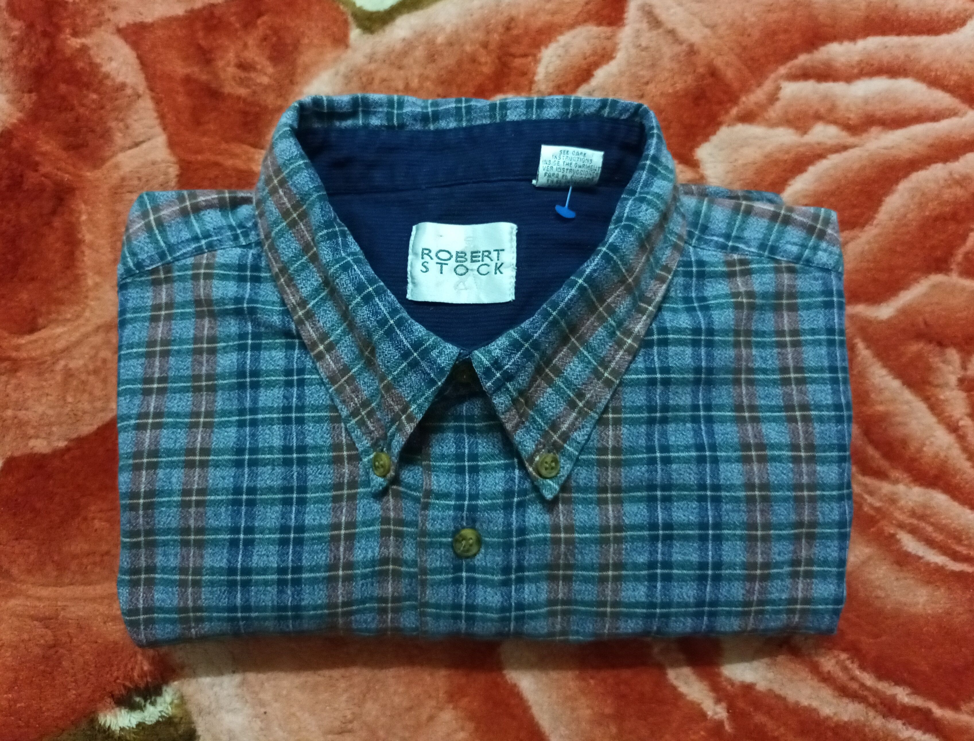 Flannel × Robert Stock 🔥 Robert Stock Flannel 2 Pocket Button Up Size US L / EU 52-54 / 3 - 10 Thumbnail