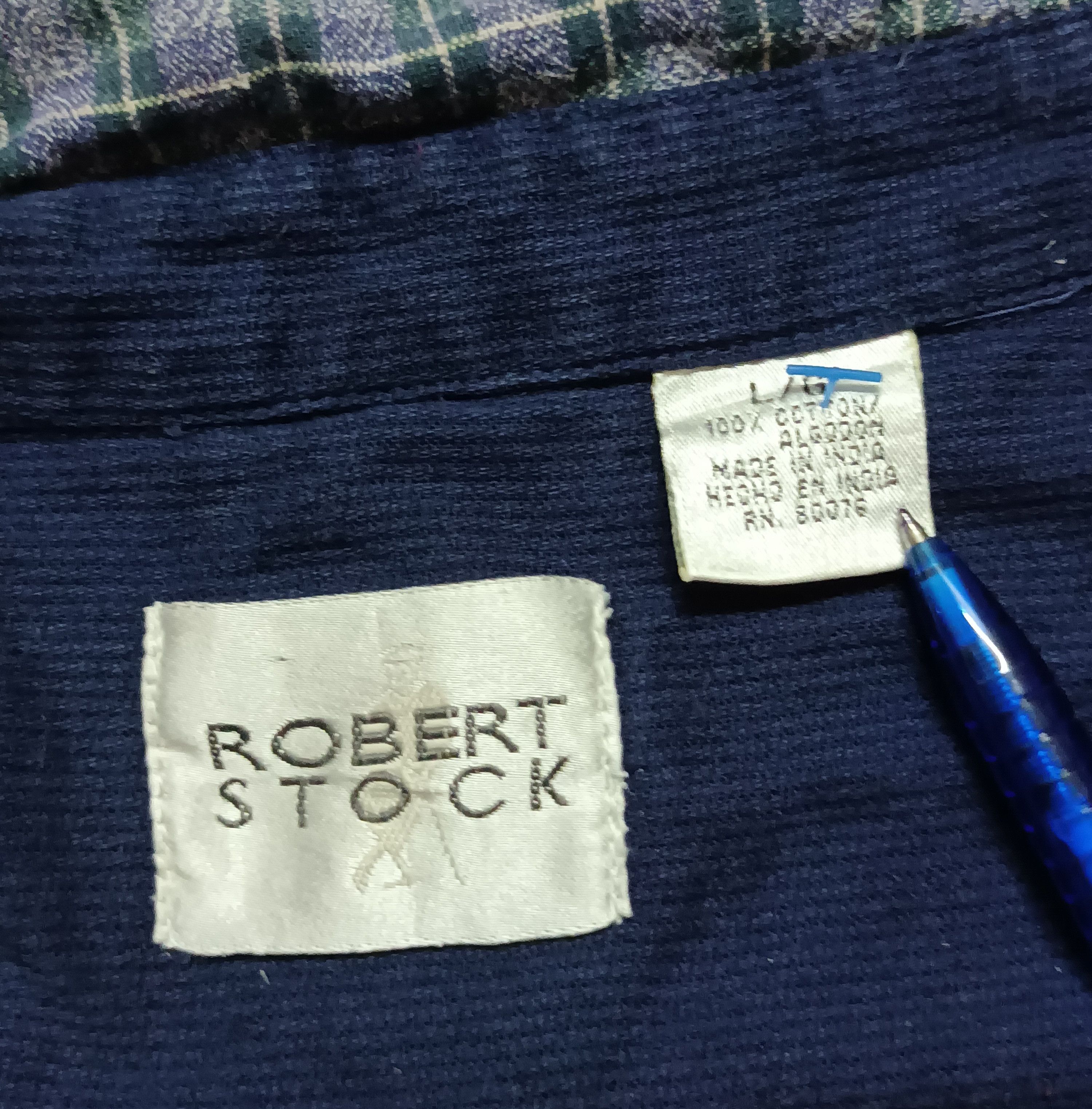 Flannel × Robert Stock 🔥 Robert Stock Flannel 2 Pocket Button Up Size US L / EU 52-54 / 3 - 3 Thumbnail