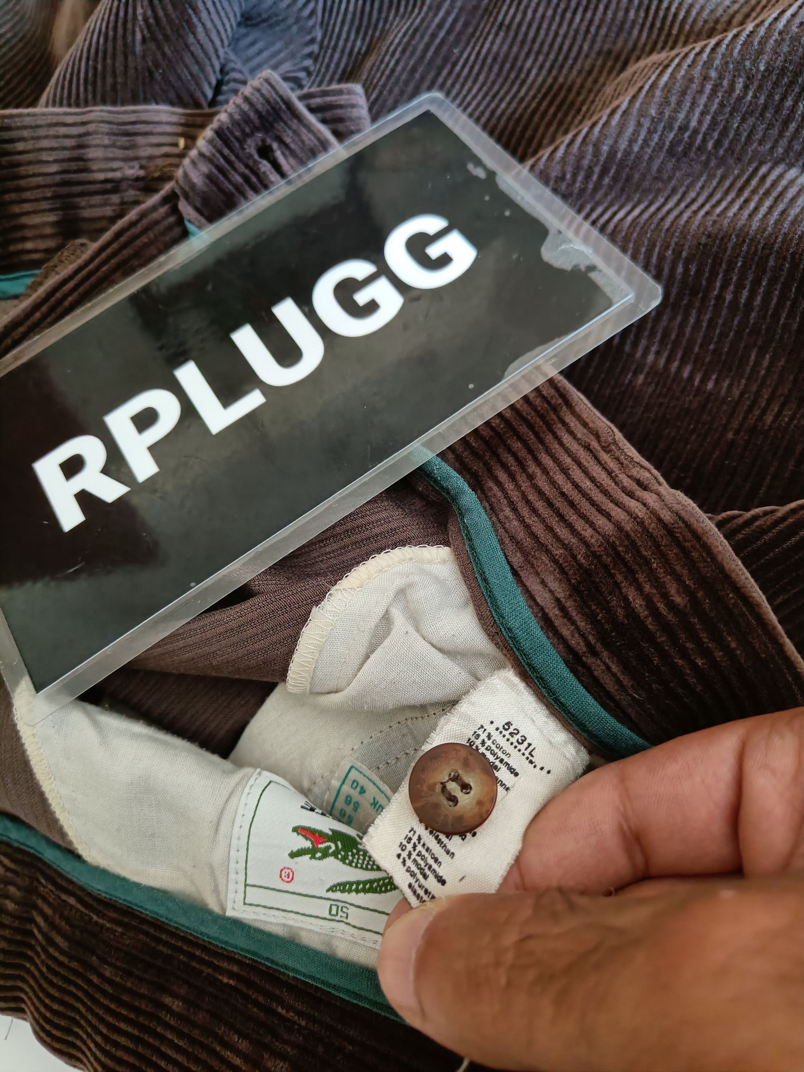 Lacoste Lacoste Corduroy Pants Size US 34 / EU 50 - 5 Thumbnail