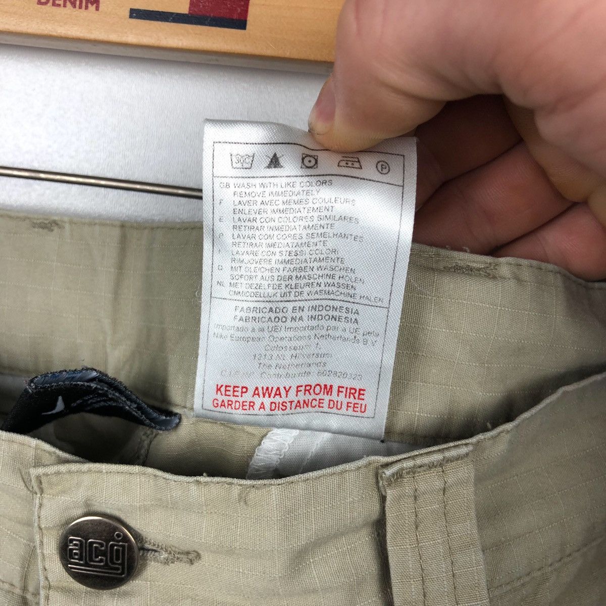 Nike ACG × Vintage Nike ACG Vintage y2k travis shorts cargo military mens 34 M Size US 34 / EU 50 - 7 Thumbnail