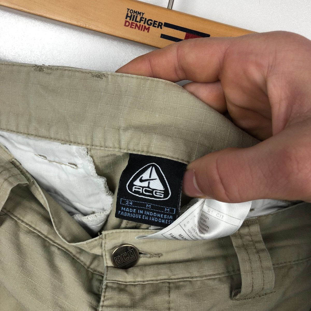 Nike ACG × Vintage Nike ACG Vintage y2k travis shorts cargo military mens 34 M Size US 34 / EU 50 - 5 Thumbnail