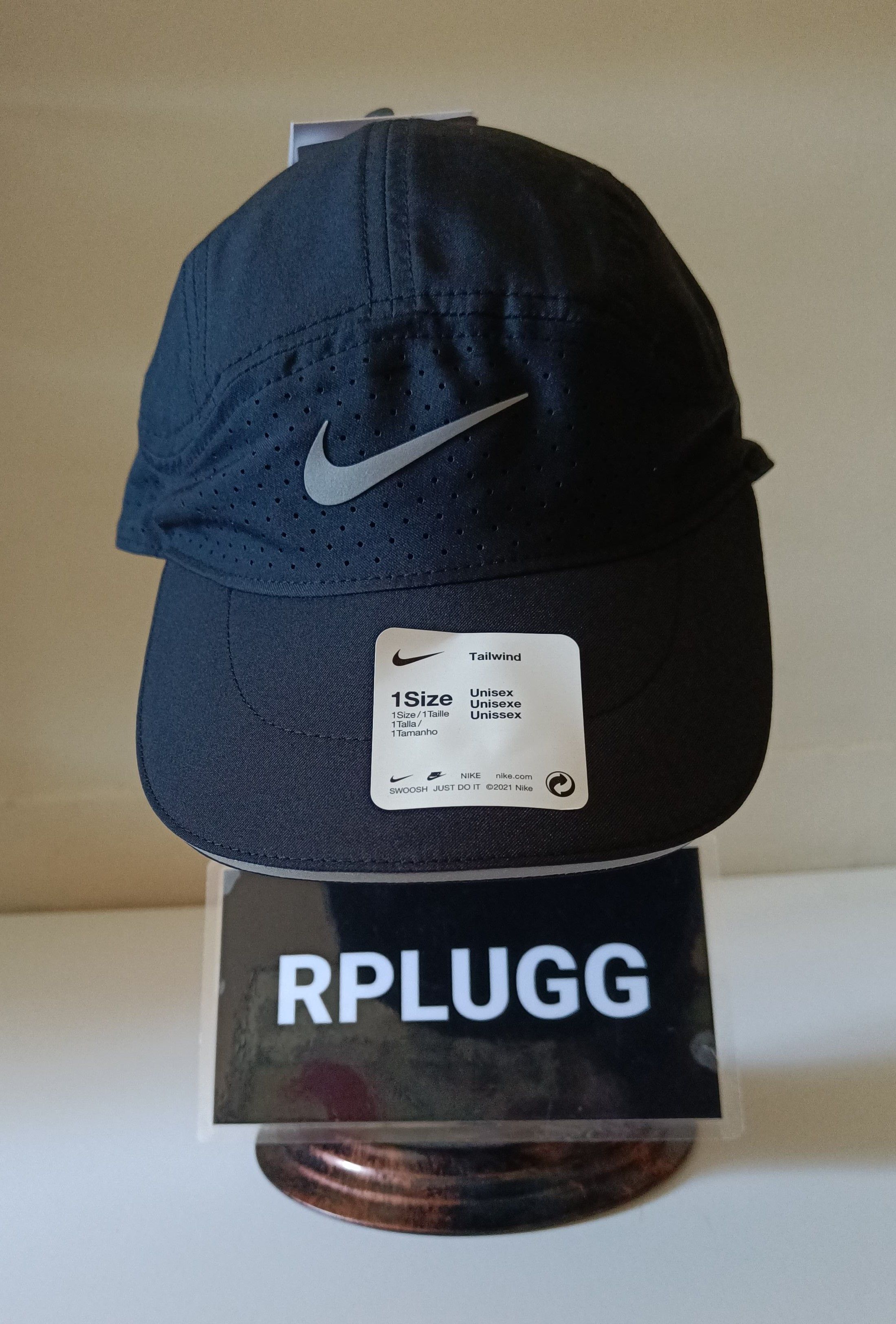 Nike Nike AeroBill Cap Tailwind Hat BV2204-010 Size ONE SIZE - 4 Thumbnail