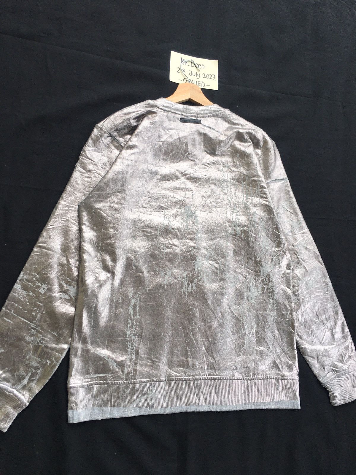 Diesel Black Gold Rare Diesel Black Gold Longsleeve Silver Shirt Size US XL / EU 56 / 4 - 16 Thumbnail
