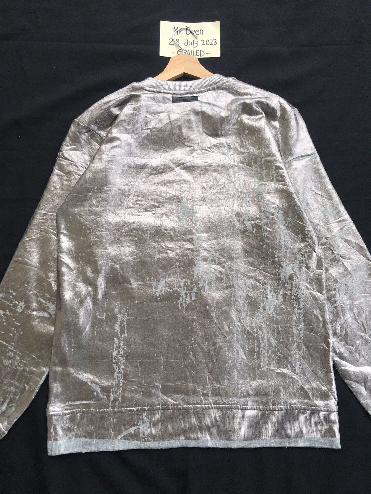 Diesel Black Gold Rare Diesel Black Gold Longsleeve Silver Shirt Size US XL / EU 56 / 4 - 18 Thumbnail