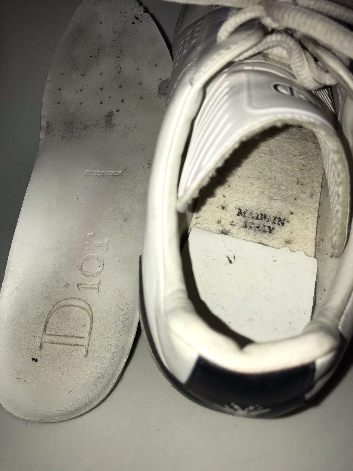 Dior × Hedi Slimane Vintage Dior B01 Homme Trainers Low Sneakers calfskin Size US 7.5 / EU 40-41 - 8 Thumbnail