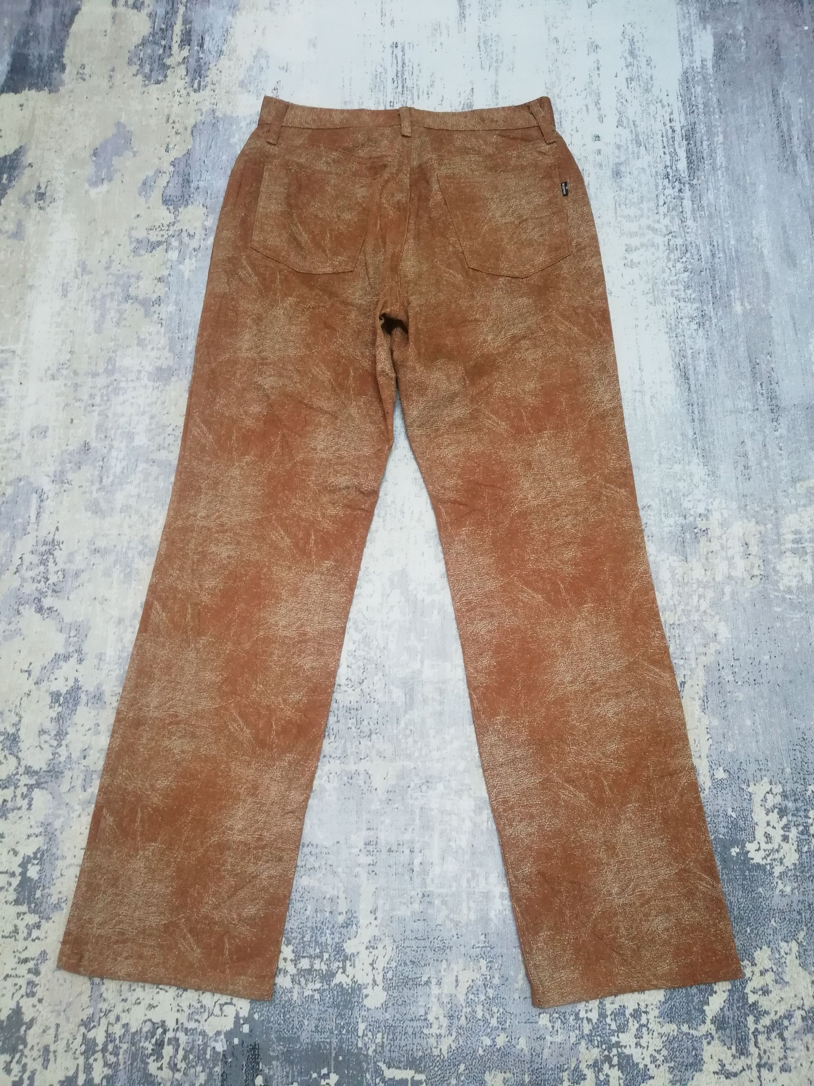 Japanese Brand Blue Way Japanese Abstract Print Baggy Retro Pants Size US 29 - 2 Thumbnail