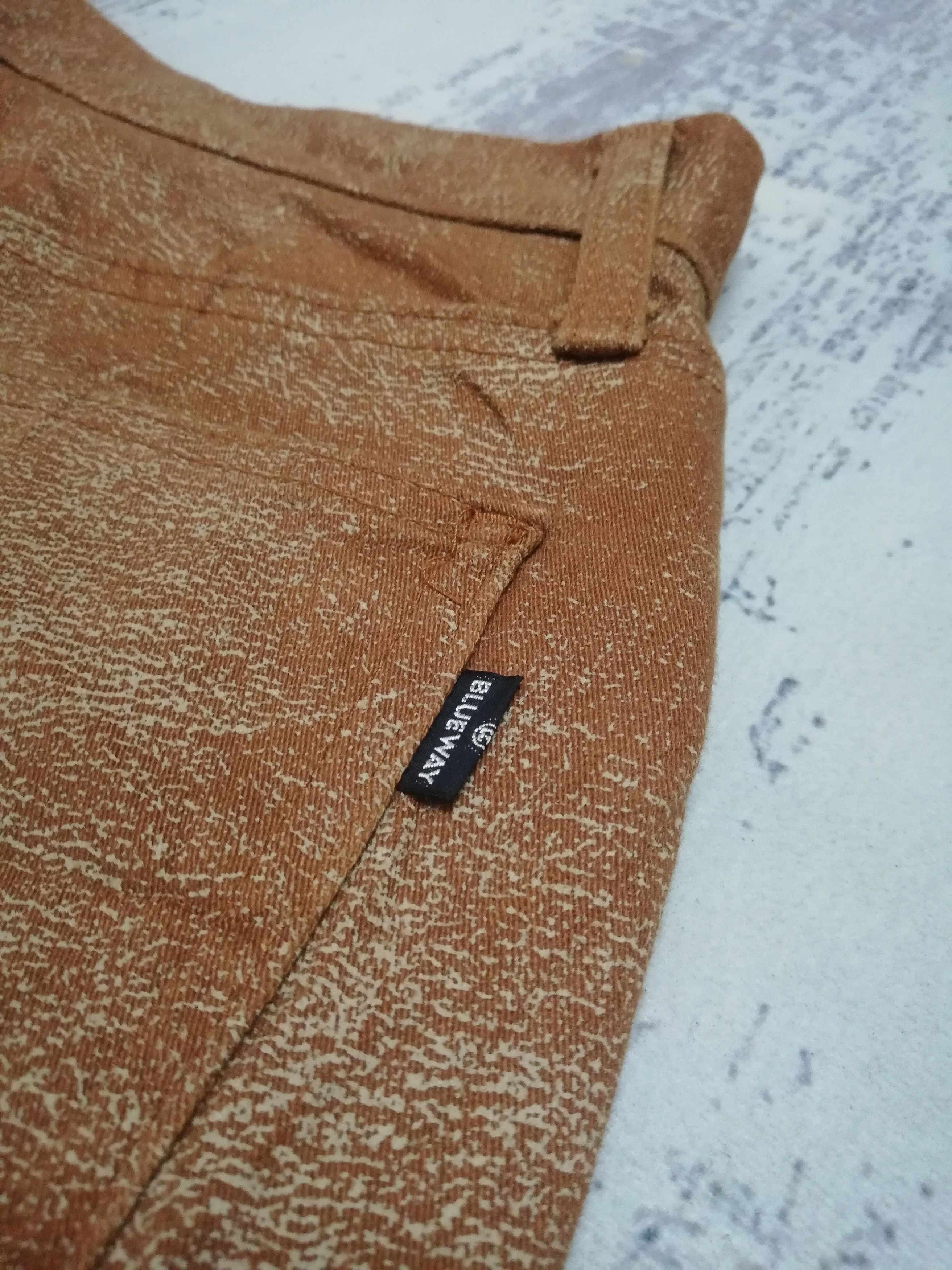 Japanese Brand Blue Way Japanese Abstract Print Baggy Retro Pants Size US 29 - 9 Thumbnail