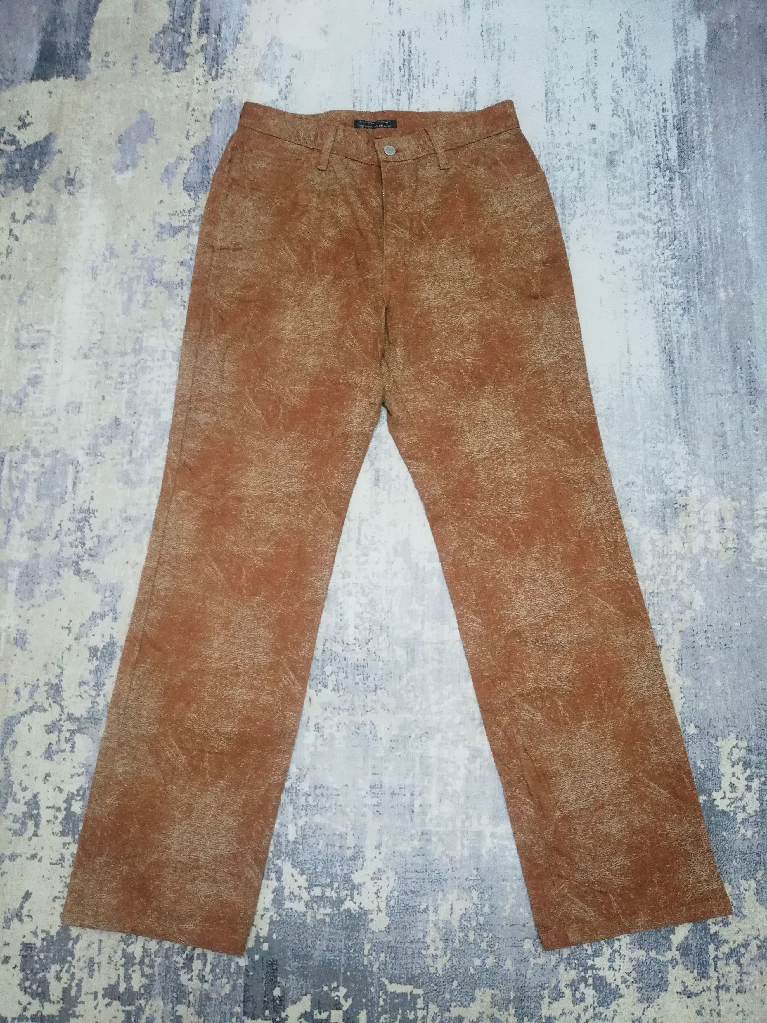 Japanese Brand Blue Way Japanese Abstract Print Baggy Retro Pants Size US 29 - 1 Thumbnail