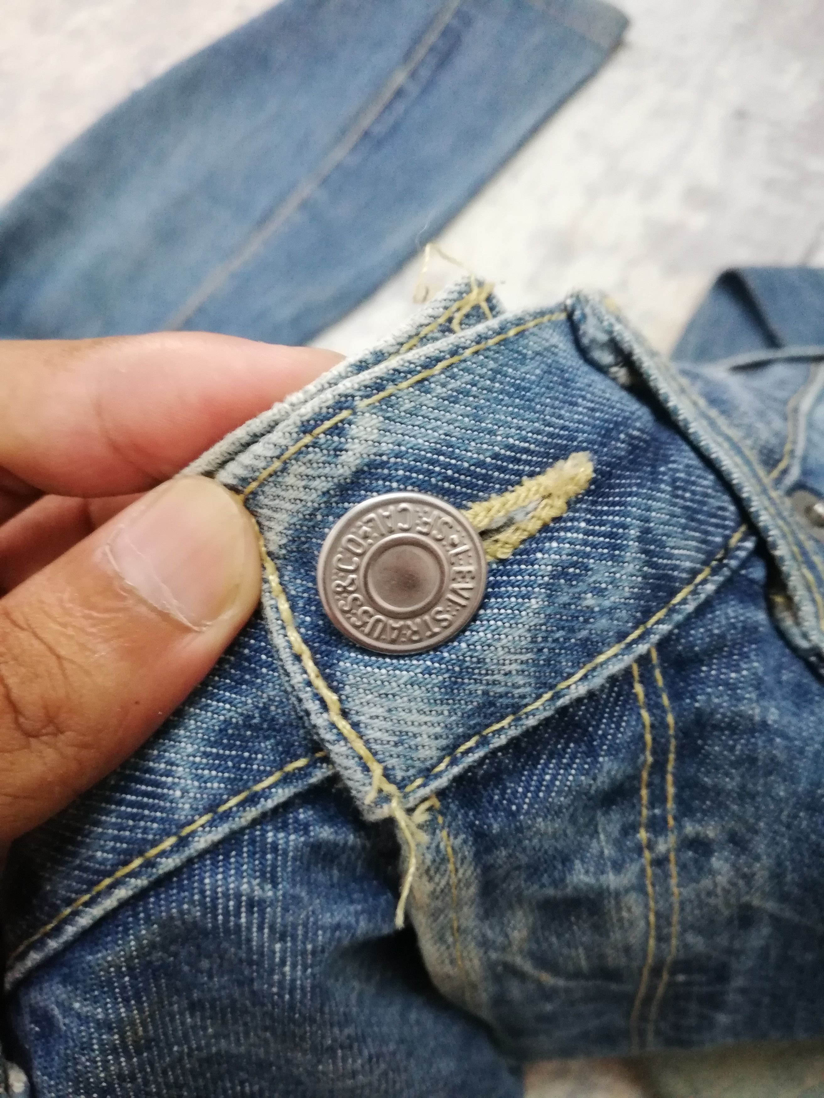Levi's VTG Levi's Engineered Jeans Twisted Seam Denim Pants 32x28.5 Size US 32 / EU 48 - 7 Thumbnail