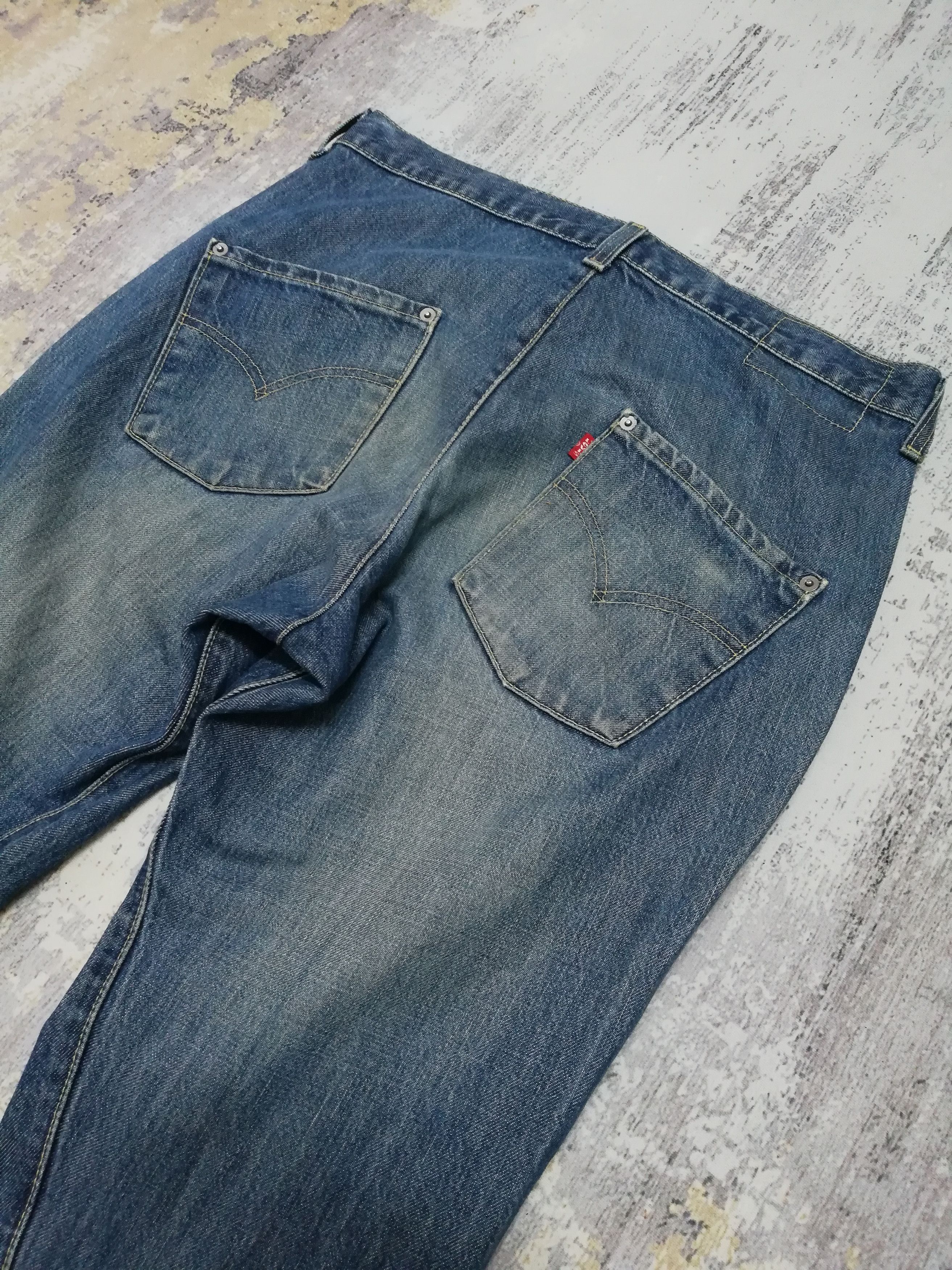 Levi's VTG Levi's Engineered Jeans Twisted Seam Denim Pants 32x28.5 Size US 32 / EU 48 - 4 Thumbnail