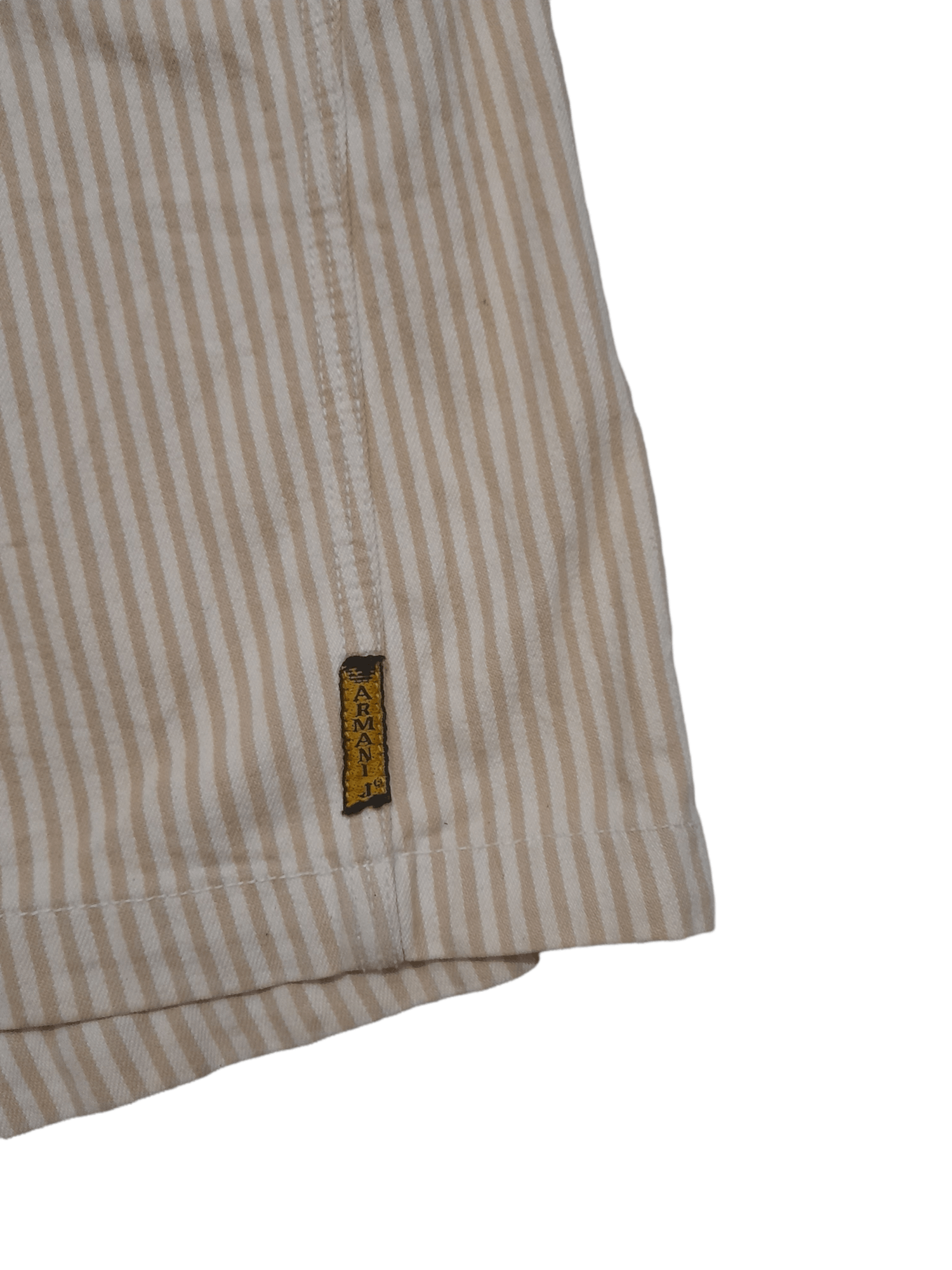 Armani 90s Armani Hickory Stripe Chore Jacket (E315) Size US L / EU 52-54 / 3 - 8 Thumbnail