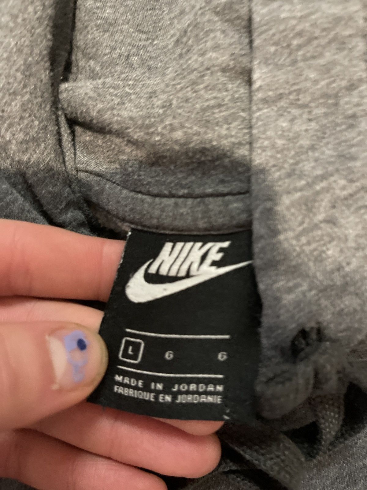 Vintage Vintage Y2K Distressed Nike Hoodie Size US L / EU 52-54 / 3 - 4 Thumbnail