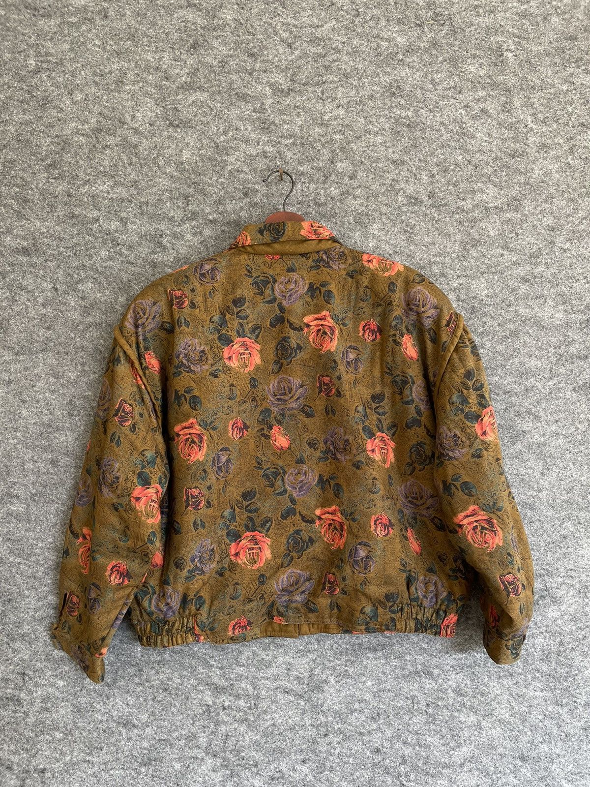 Japanese Brand VINTAGE JAPANESE FLORAL JACKET Size US L / EU 52-54 / 3 - 4 Thumbnail