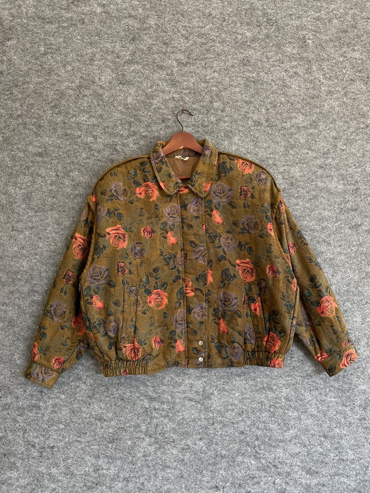 Japanese Brand VINTAGE JAPANESE FLORAL JACKET Size US L / EU 52-54 / 3 - 1 Thumbnail